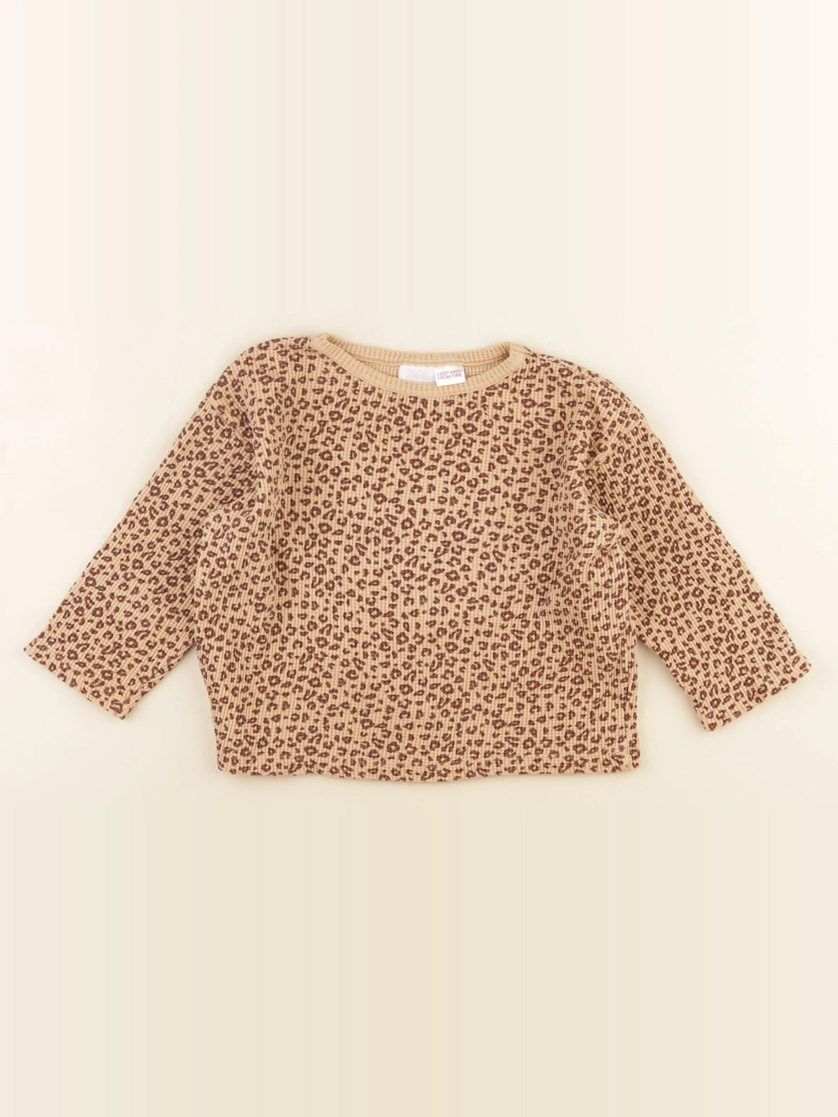 Zara - pull marron - 18/24 mois