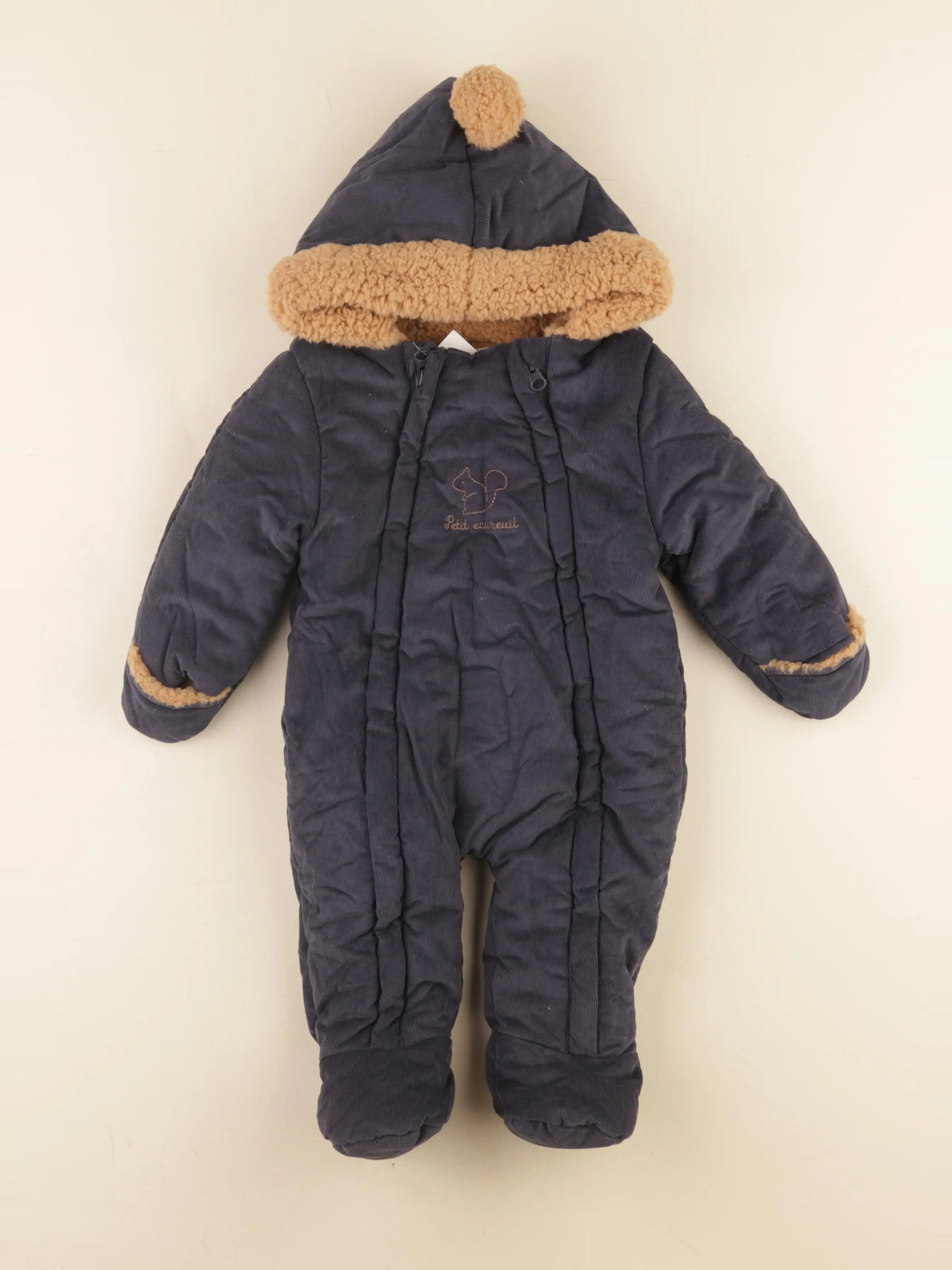 Vertbaudet - combi-pilote bleu - 6 mois