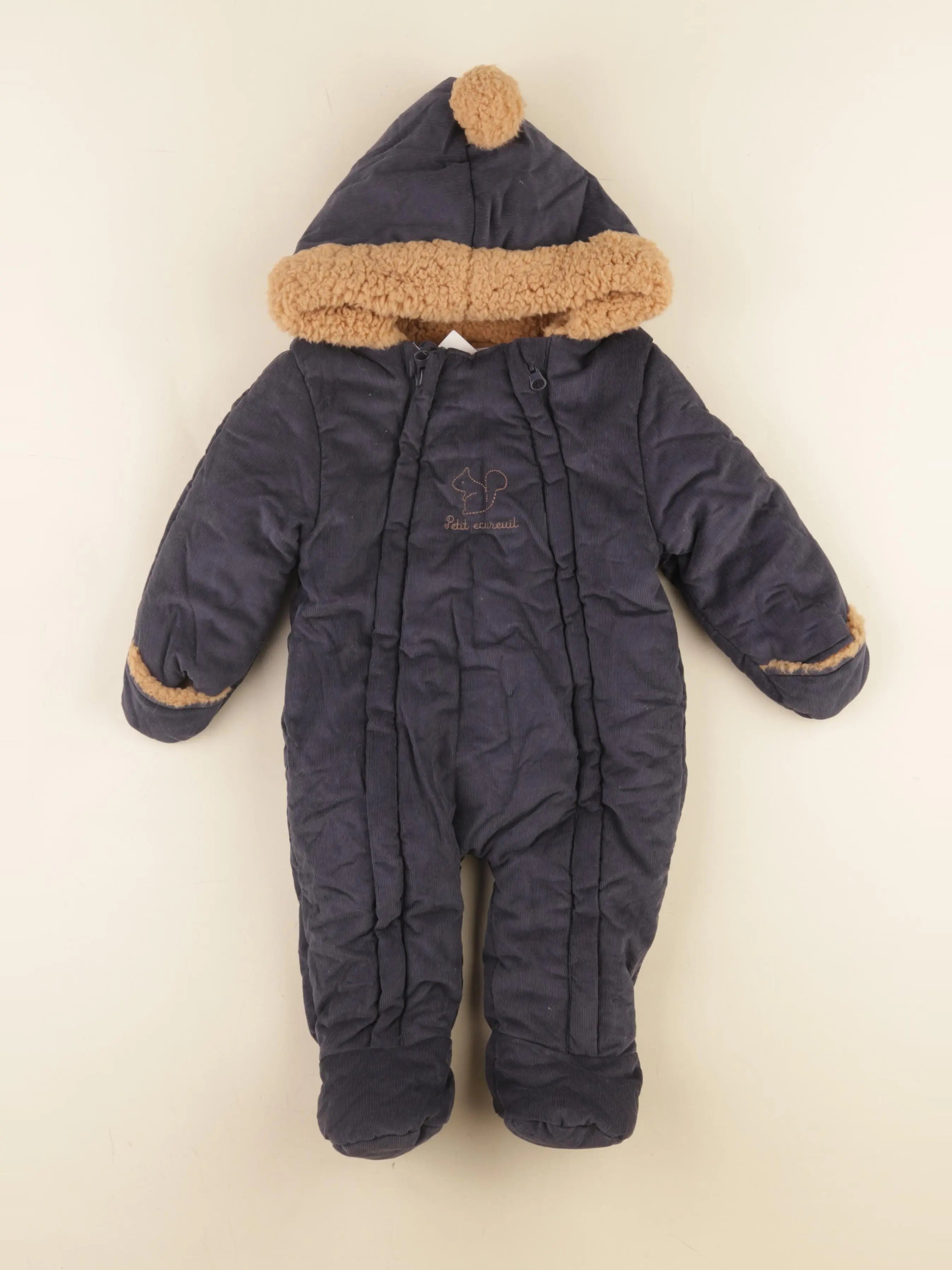 Vertbaudet - combi-pilote bleu - 6 mois