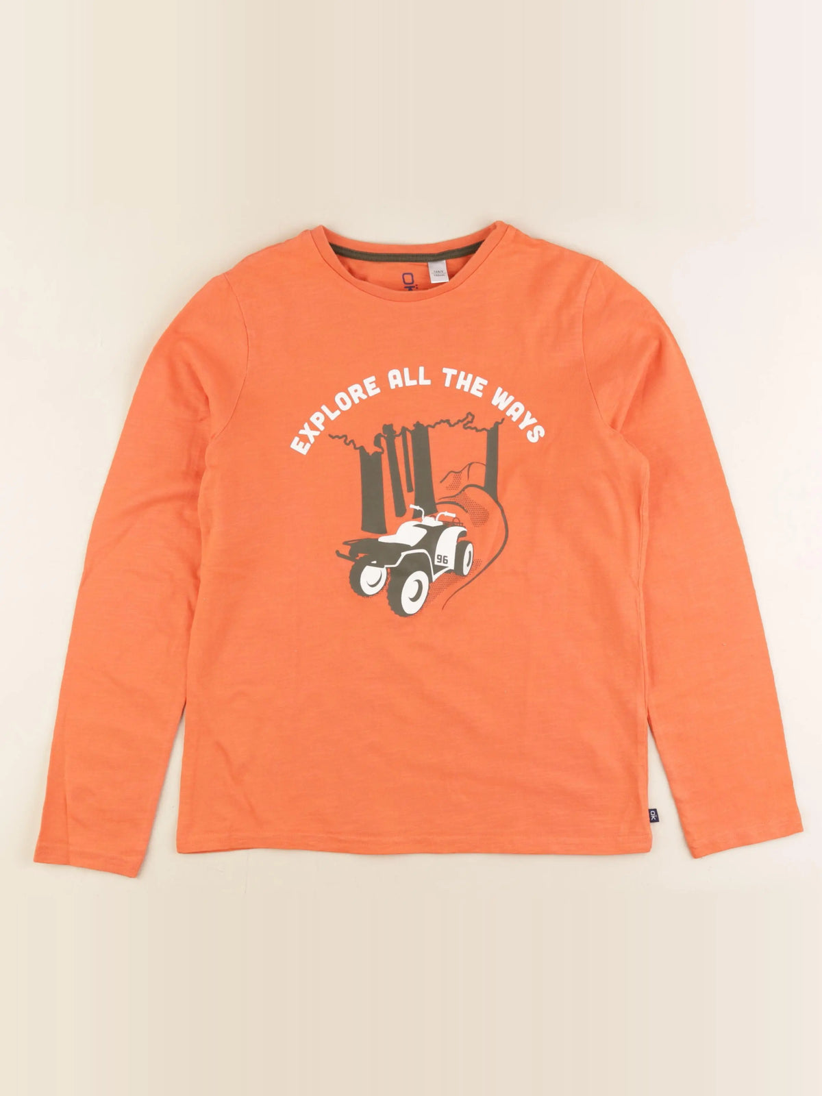 Okaidi - tee-shirt orange - 12 ans