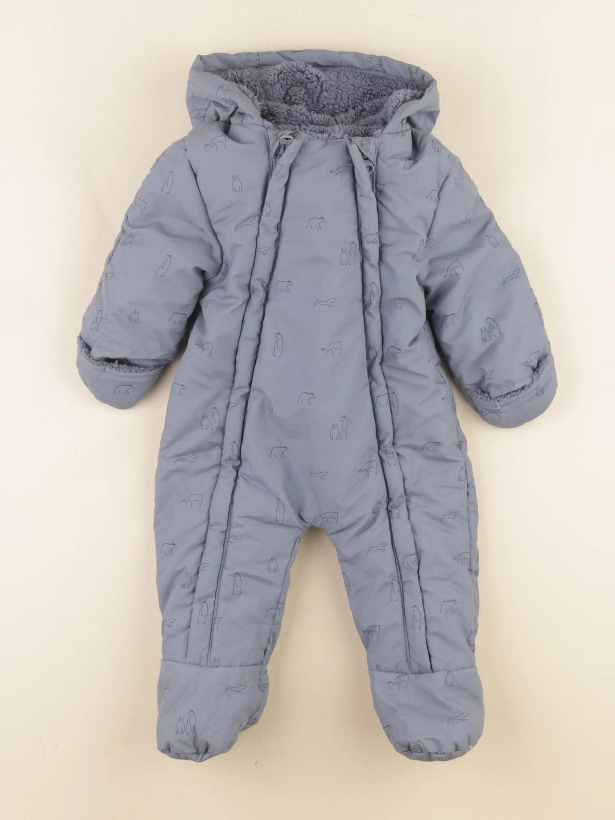 Vertbaudet - combi-pilote bleu - 6 mois