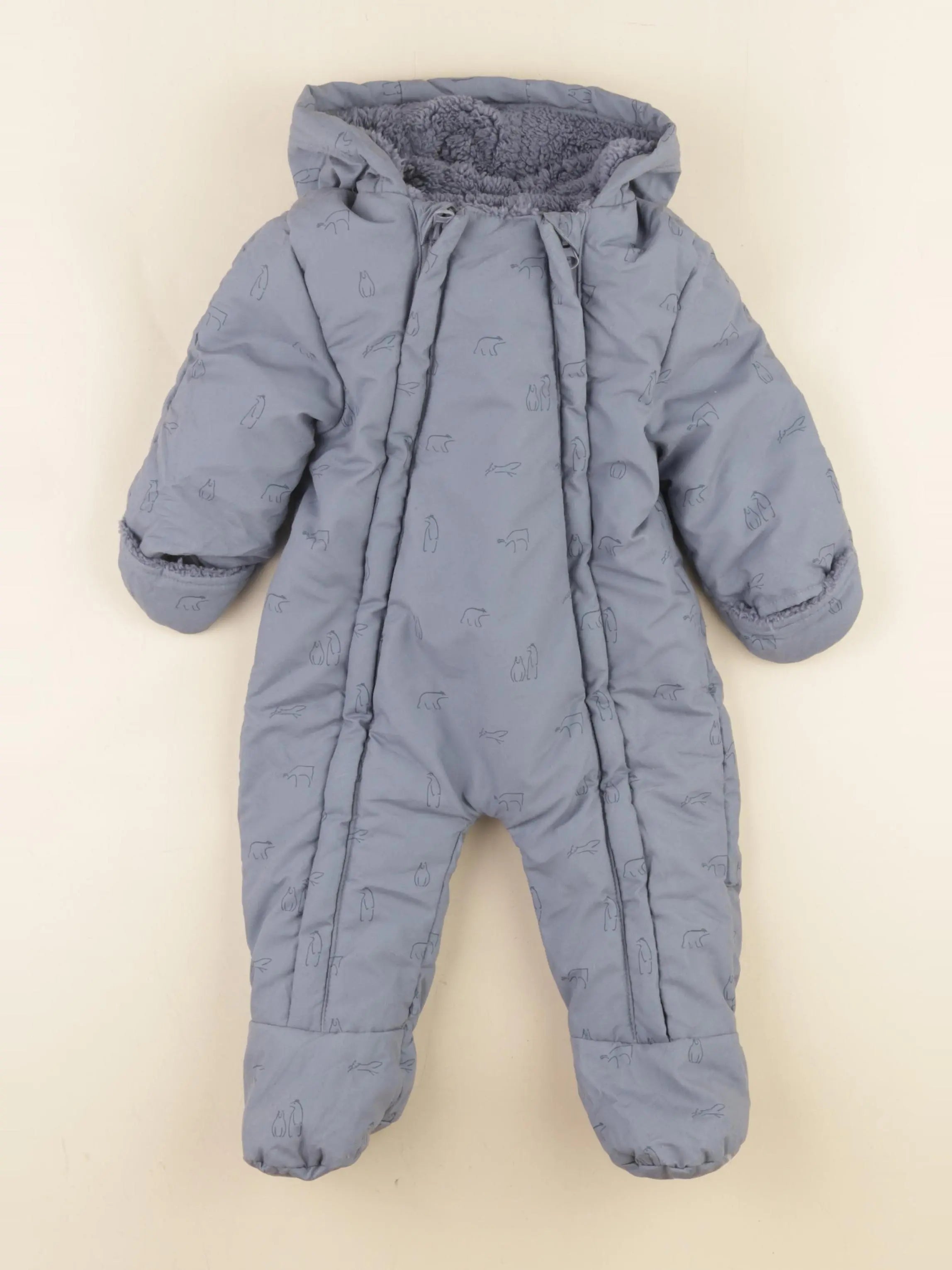 Vertbaudet - combi-pilote bleu - 6 mois