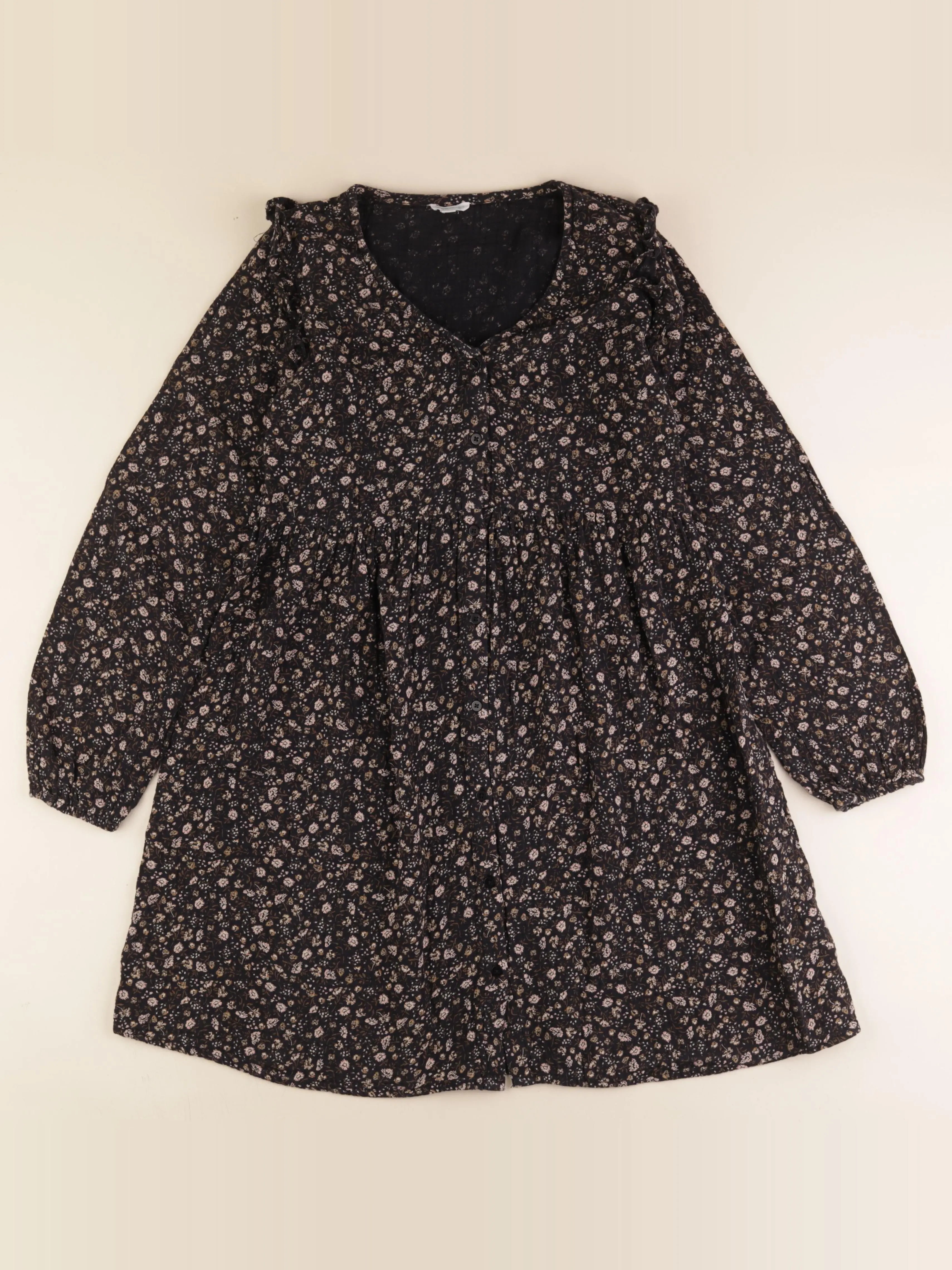 Vertbaudet - robe grossesse noir, beige - 36