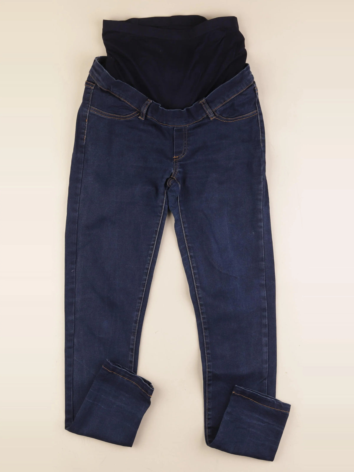Envie de fraise - jean grossesse bleu - 36
