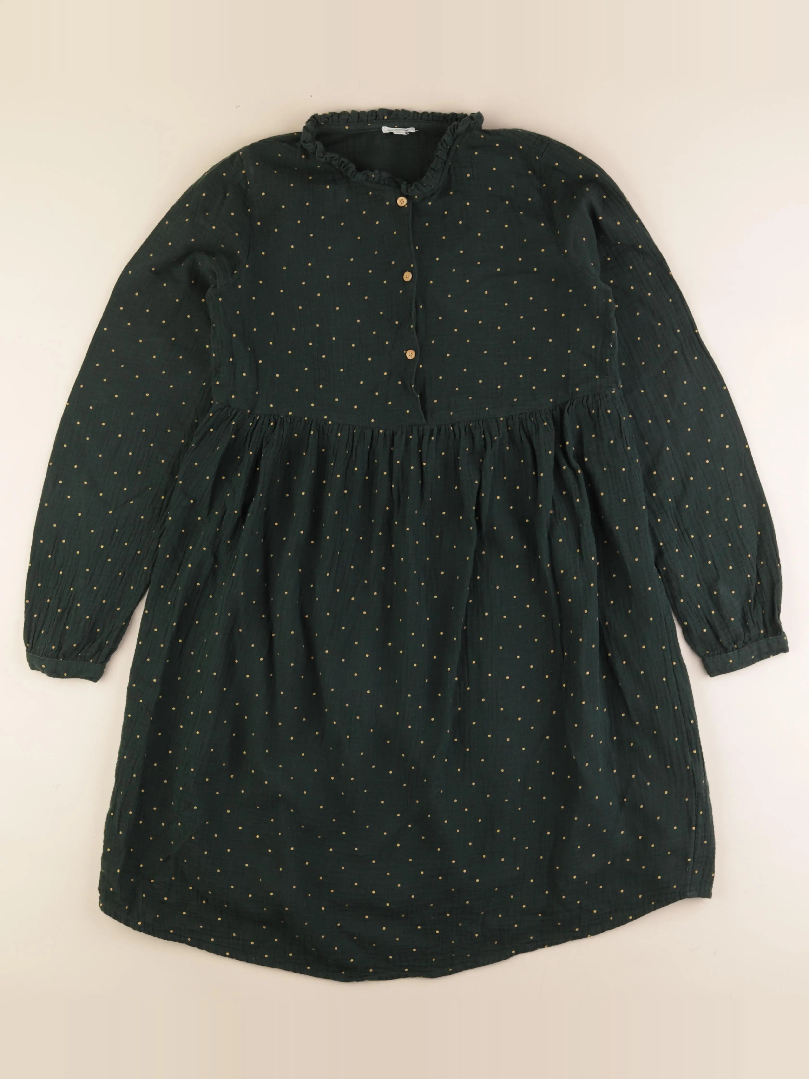 Vertbaudet - robe grossesse vert, or - 36