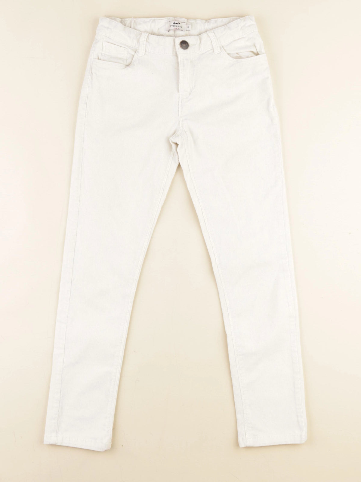 Cyrillus - pantalon blanc - 10 ans