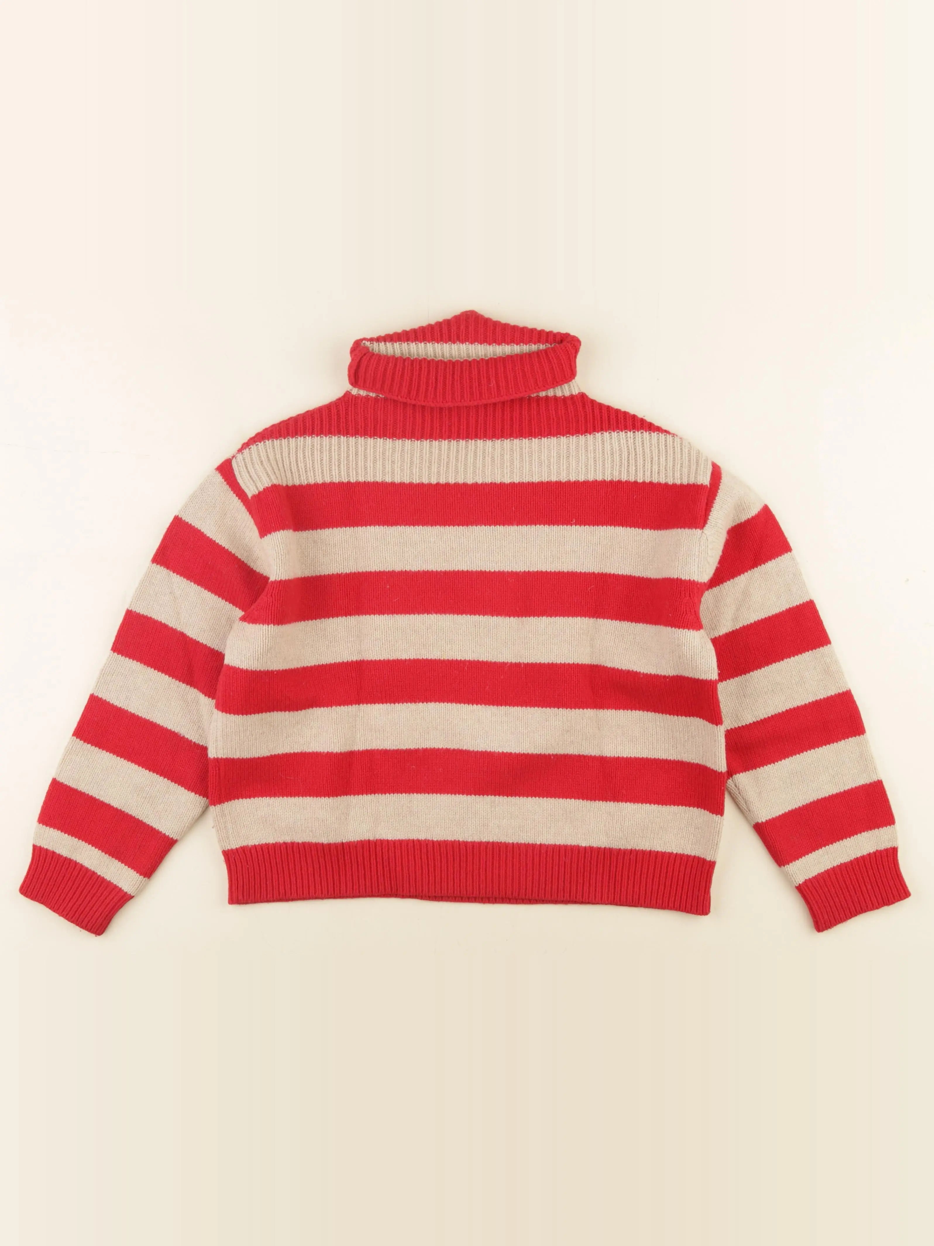 Petit Bateau - pull rouge - 10 ans