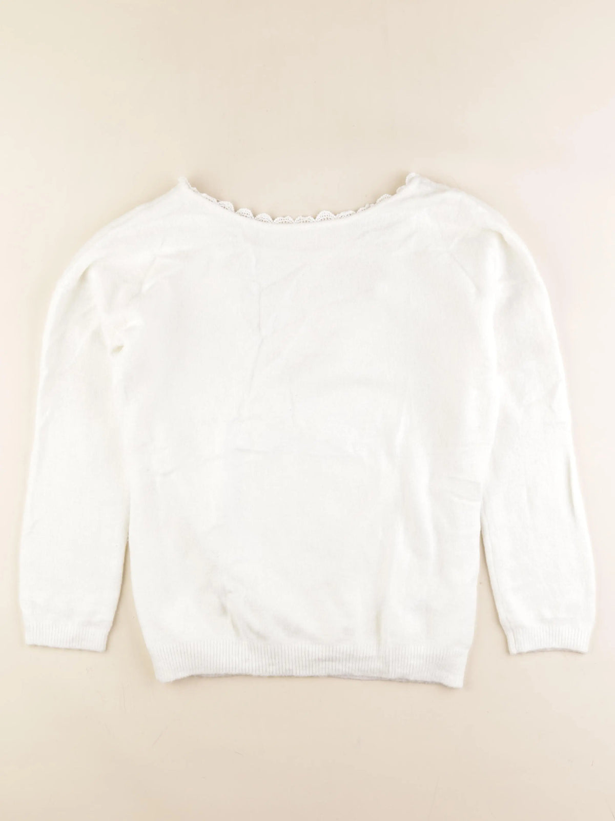 Vertbaudet - pull allaitement réversible blanc - 34 à 36