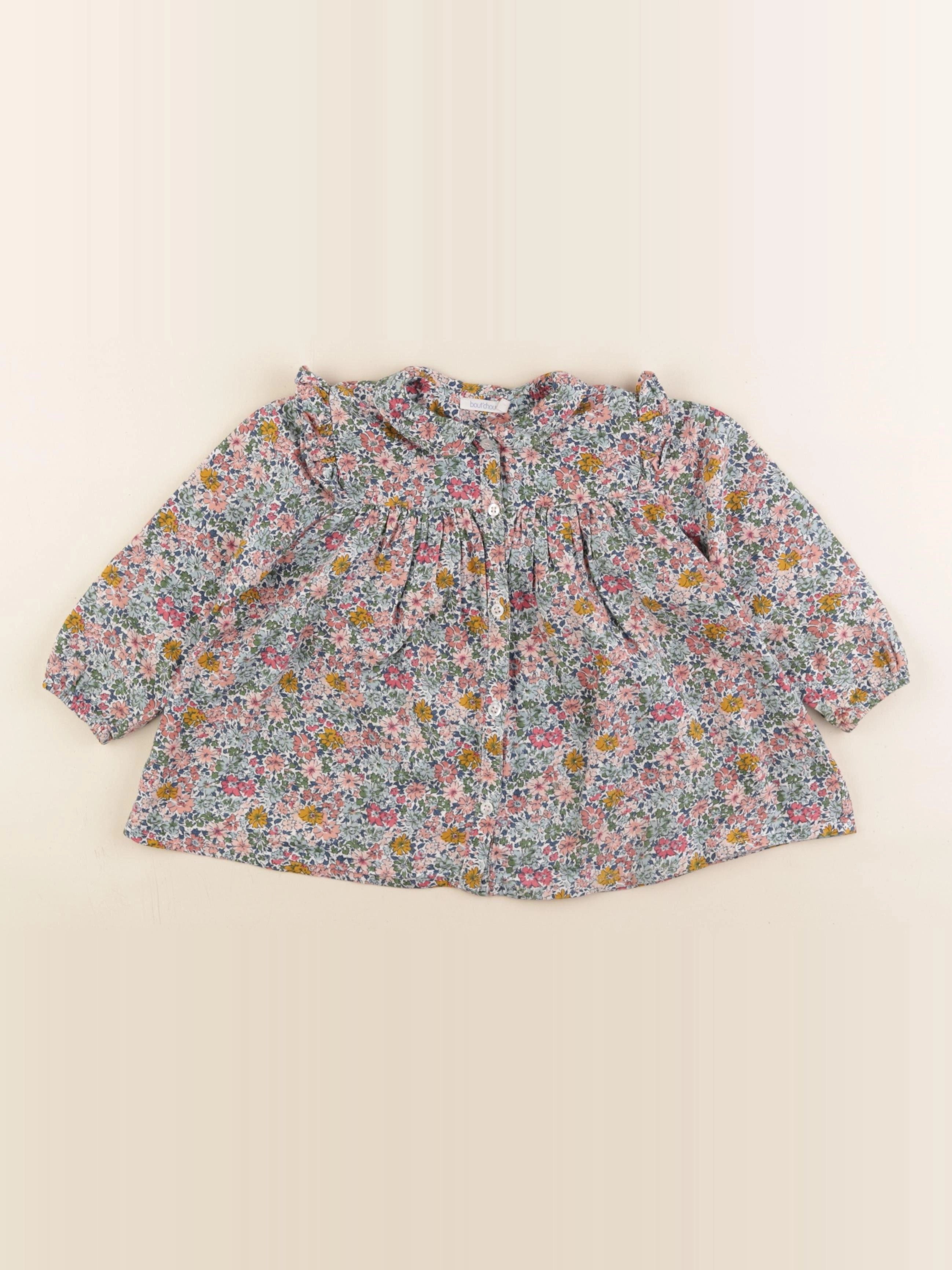Boutchou - blouse multicolore - 36 mois