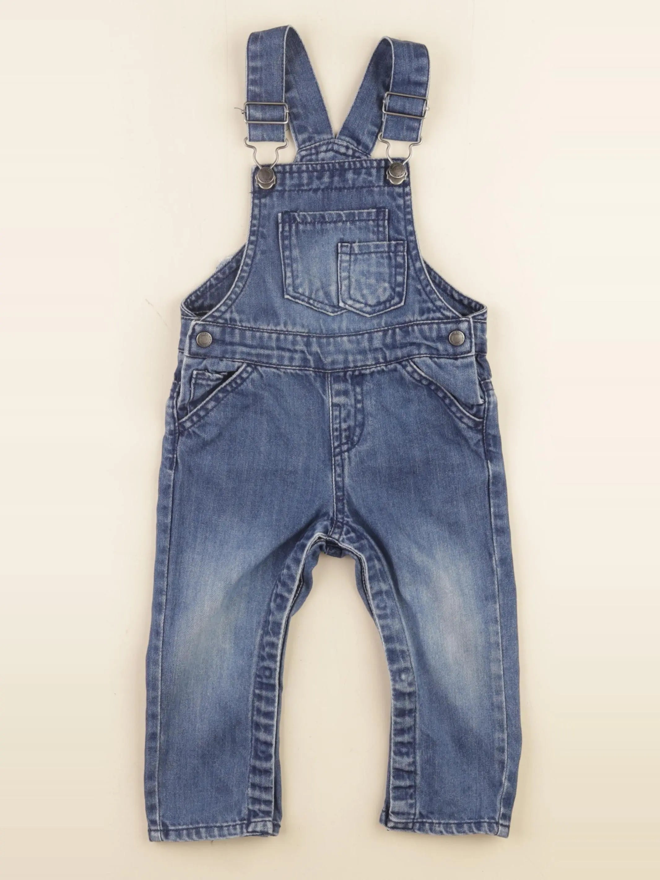 Vertbaudet - salopette bleu - 18 mois