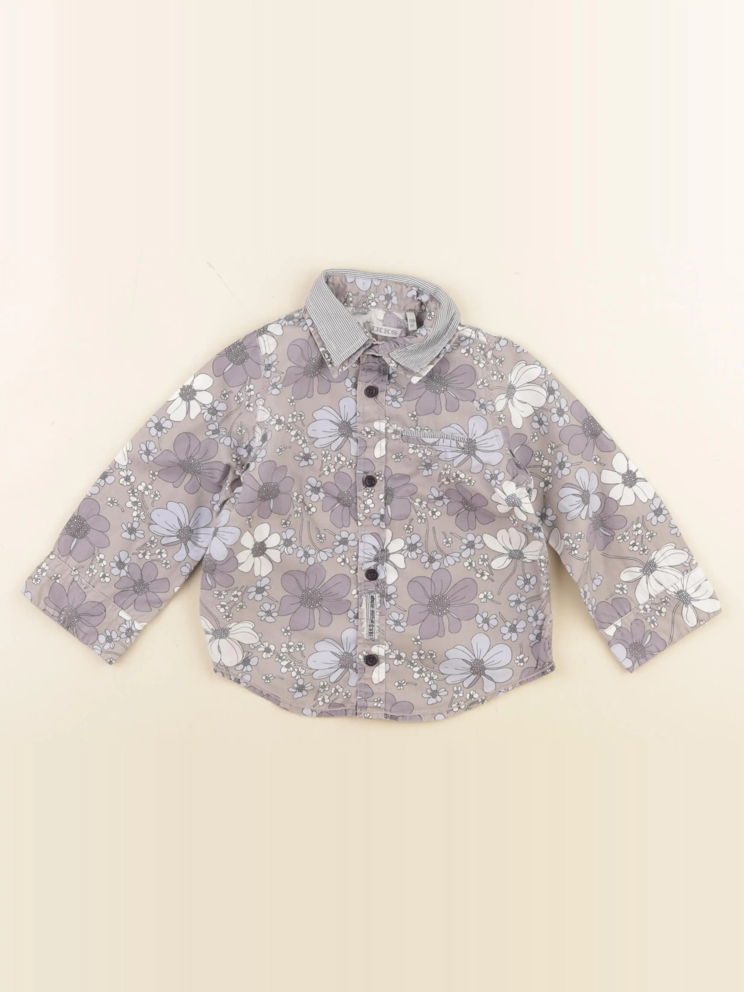 IKKS - chemise bleu - 18 mois