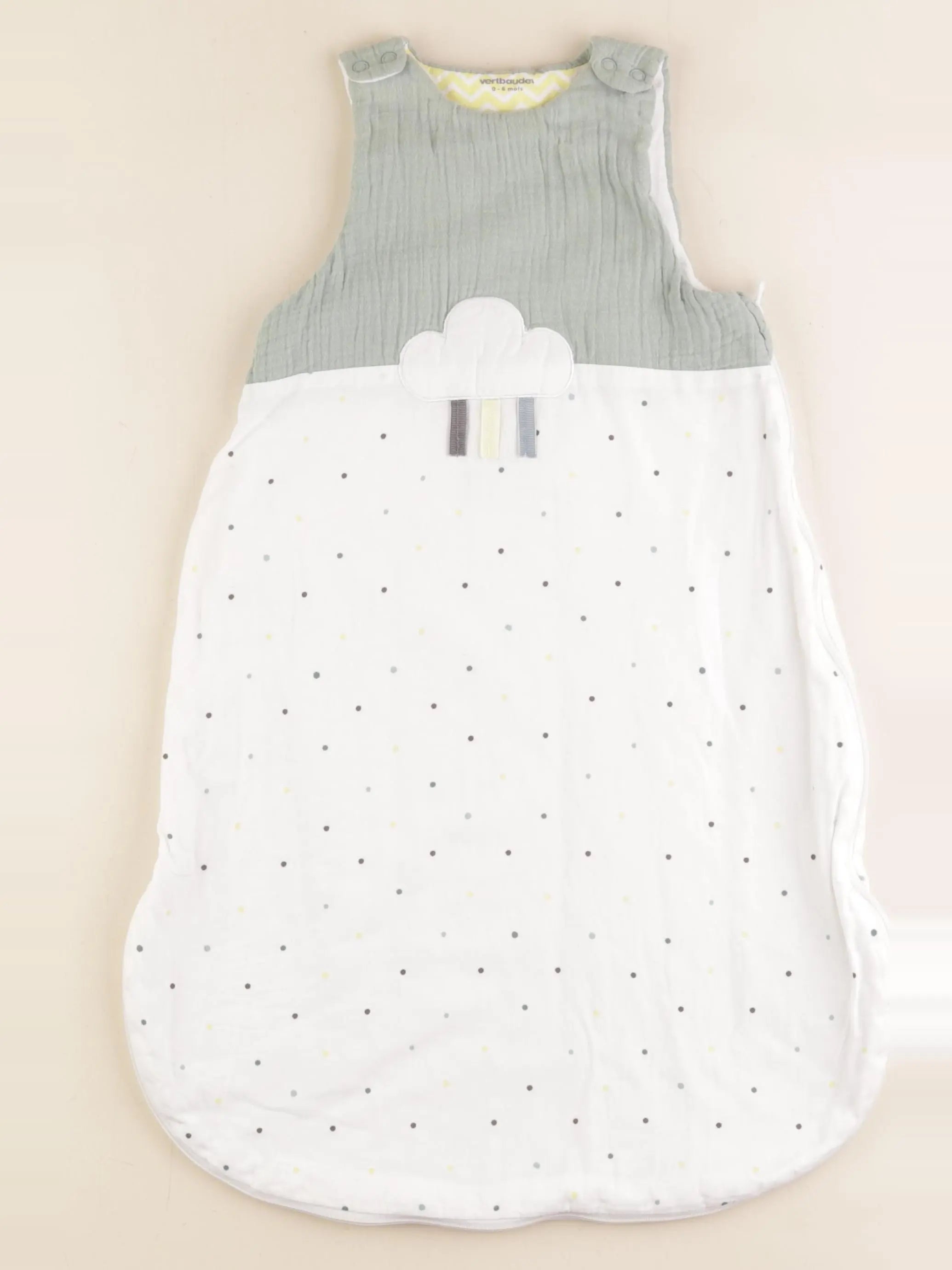 Vertbaudet - gigoteuse TOG 2 blanc - 0/6 mois