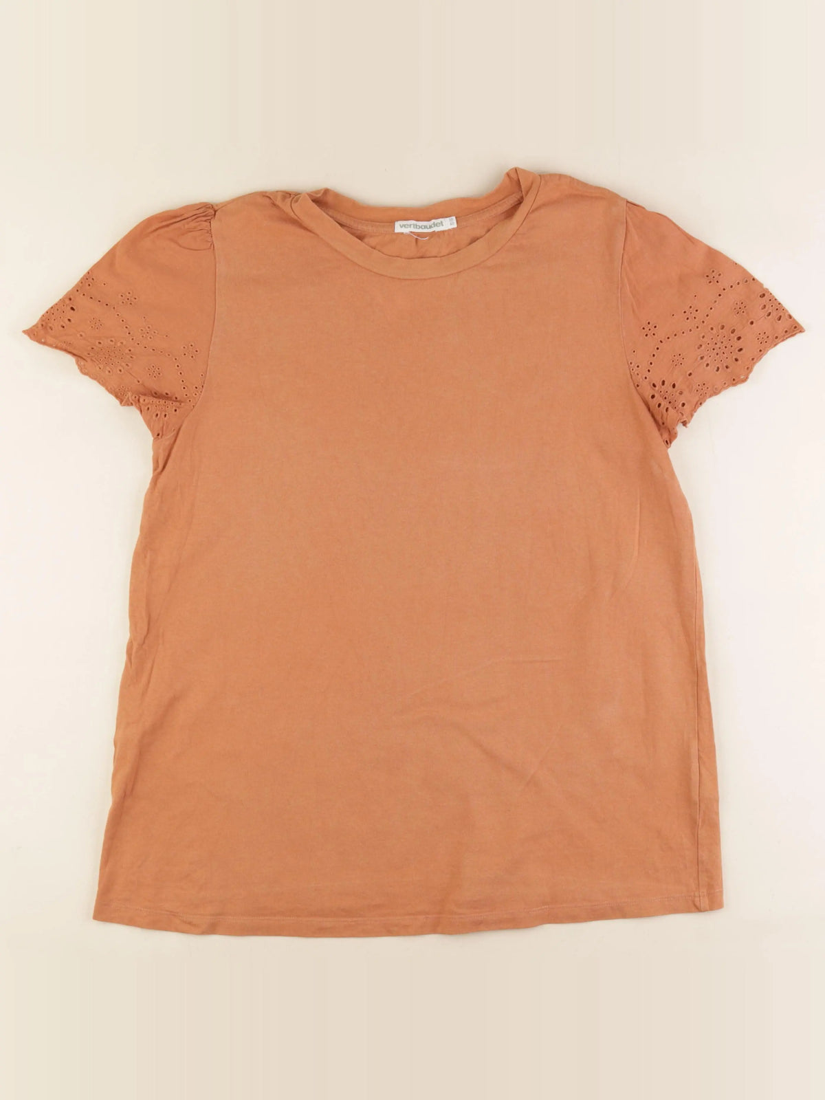 Vertbaudet - tee-shirt grossesse marron - 38 à 40