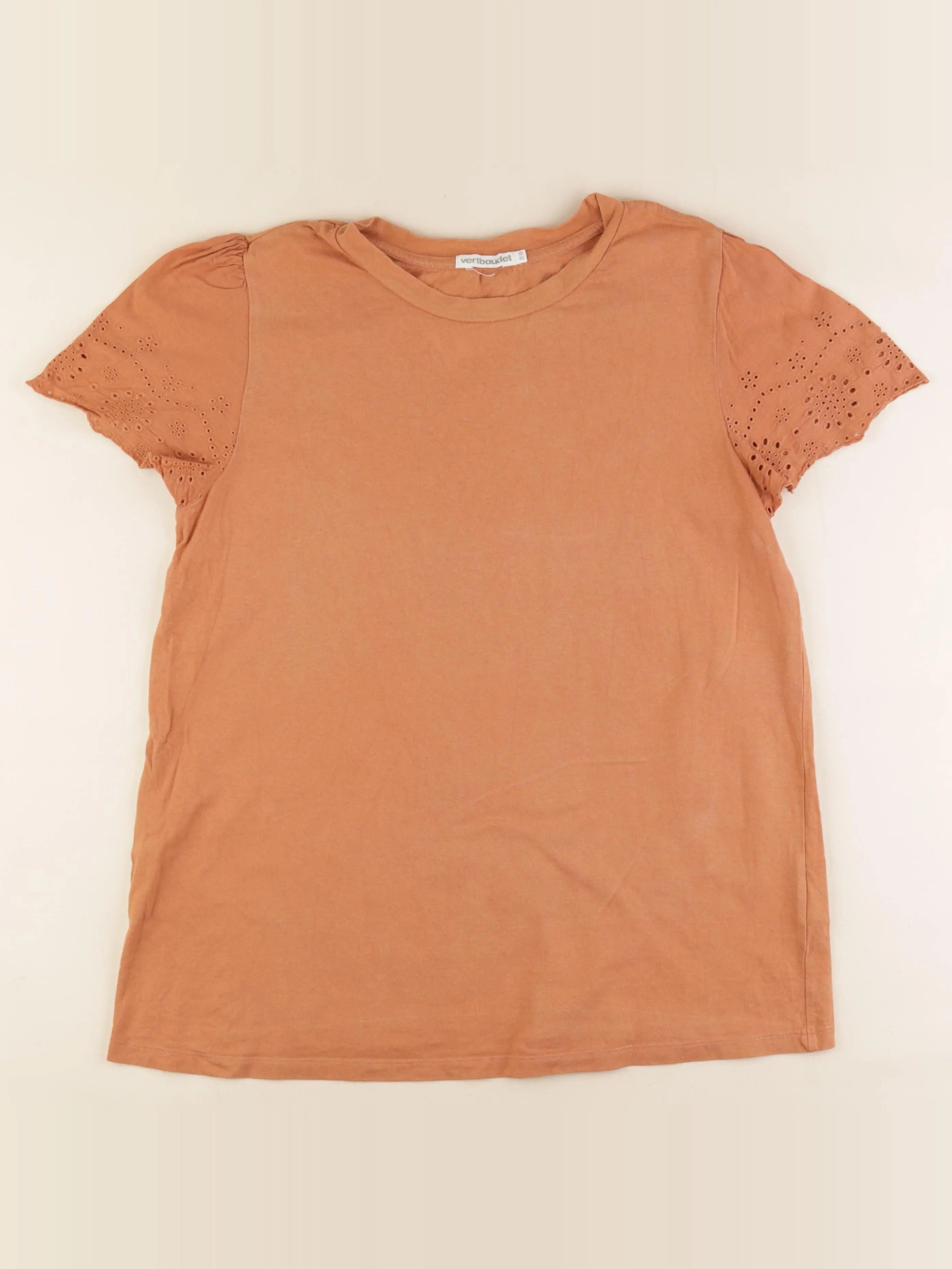 Vertbaudet - tee-shirt grossesse marron - 38 à 40