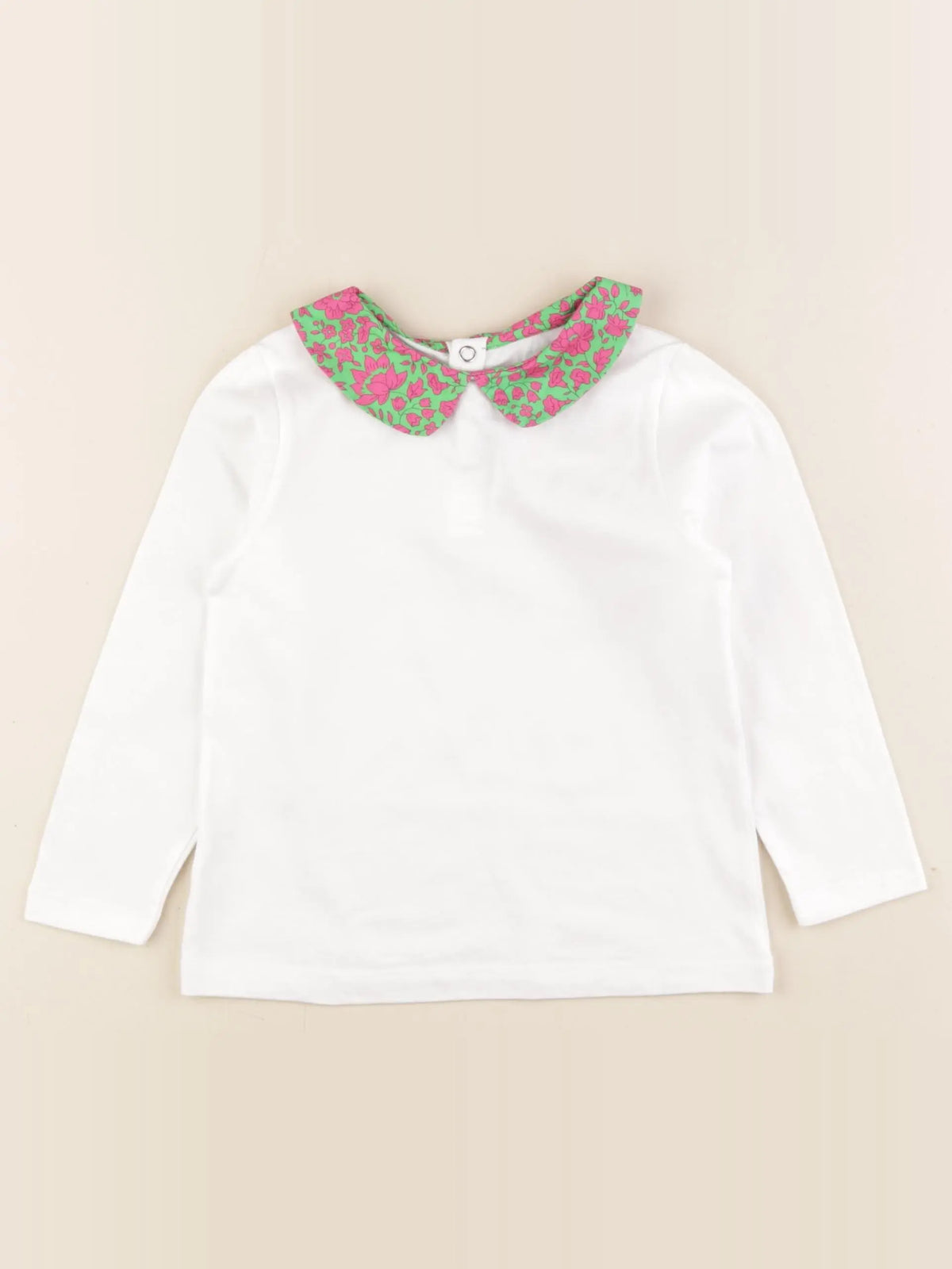 Jacadi - tee-shirt liberty blanc - 3 ans