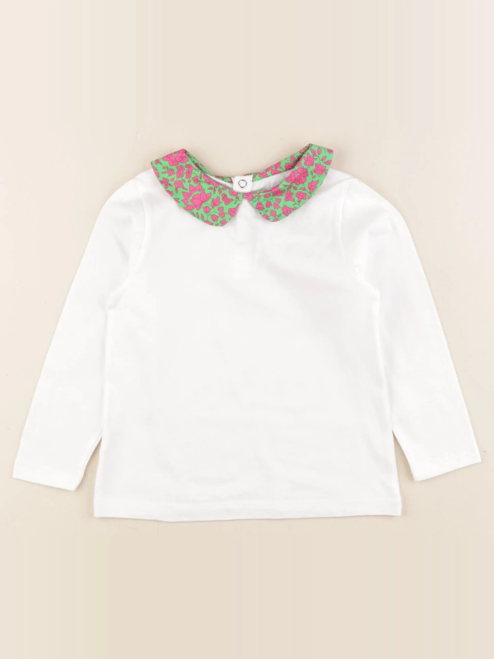 Jacadi - tee-shirt liberty blanc - 3 ans