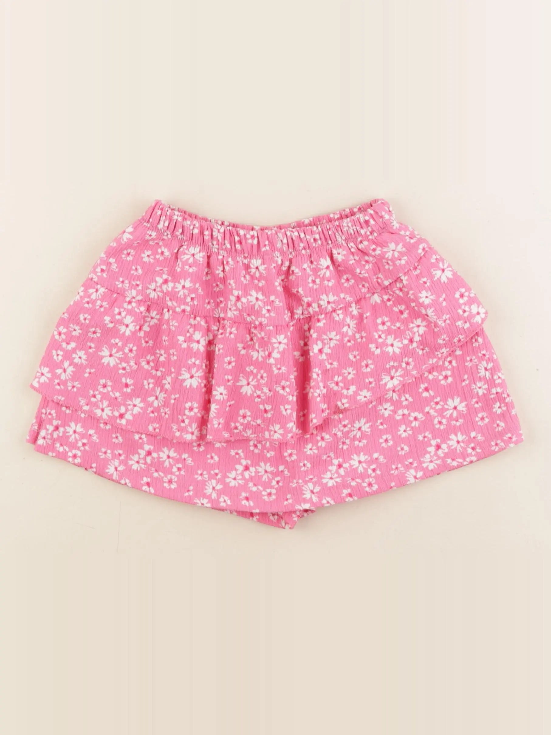 Zara - jupe short rose - 4/5 ans
