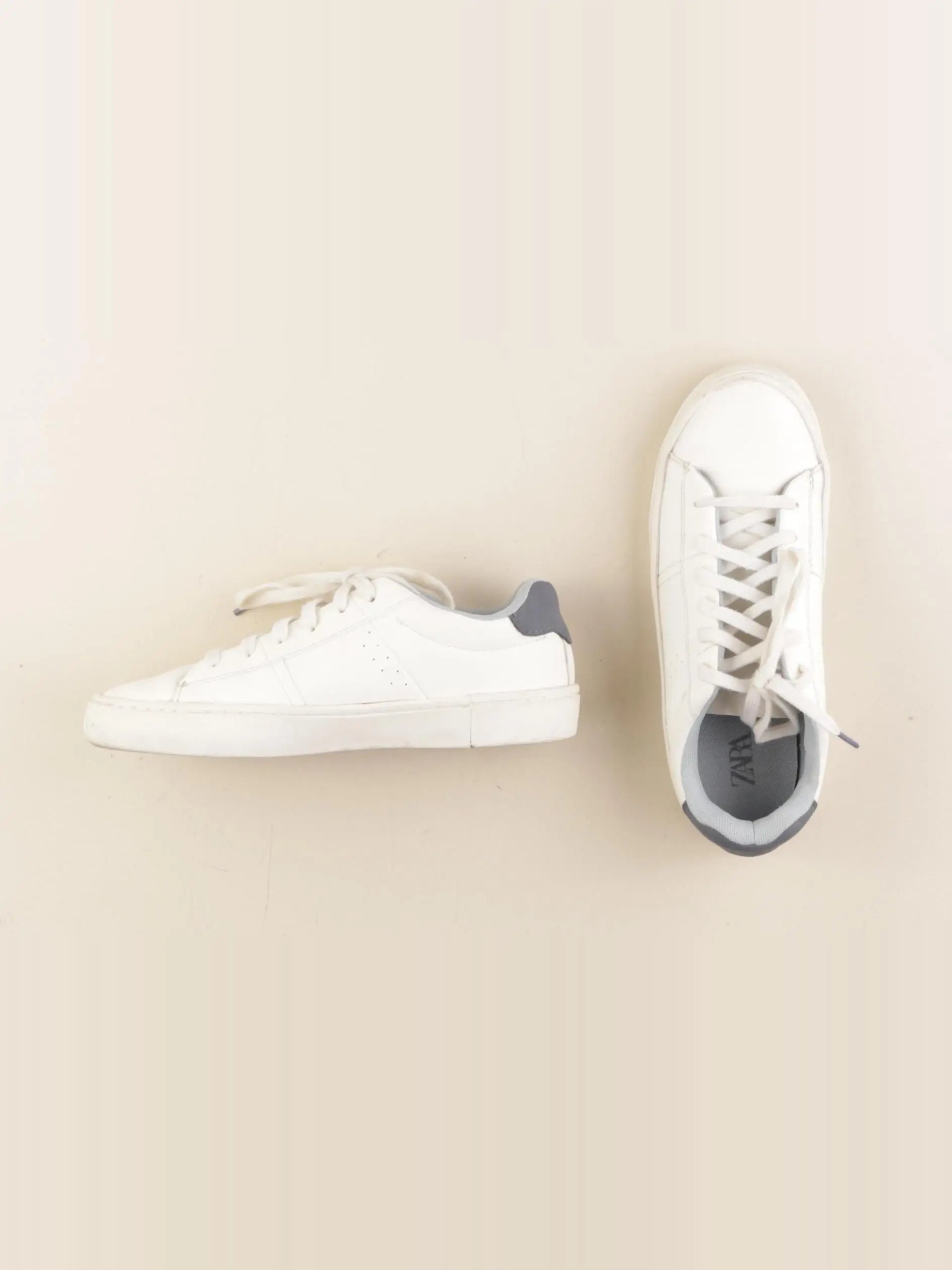 Zara - baskets blanc - pointure 35