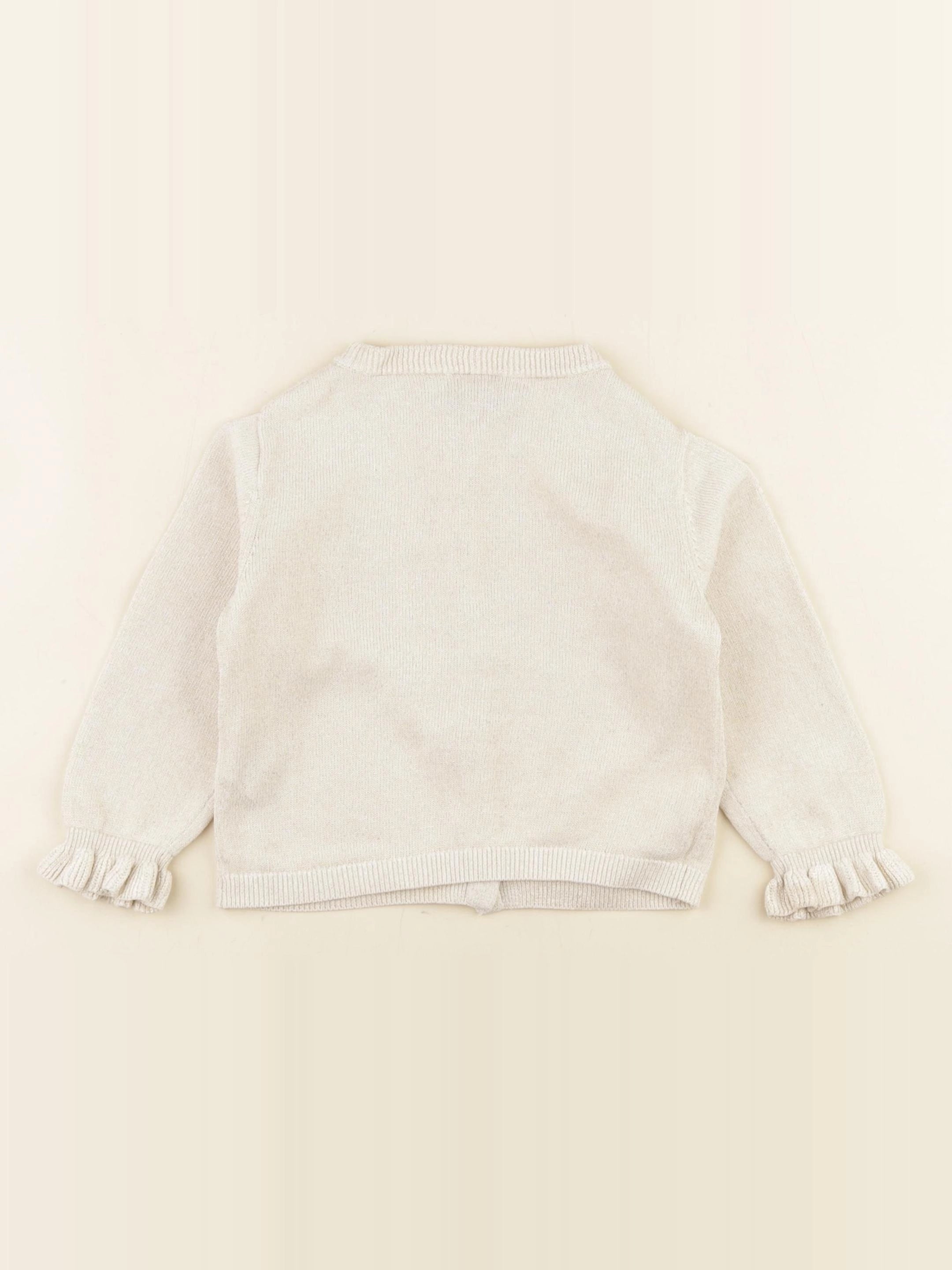 Tape à l'oeil - gilet beige, or - 24 mois