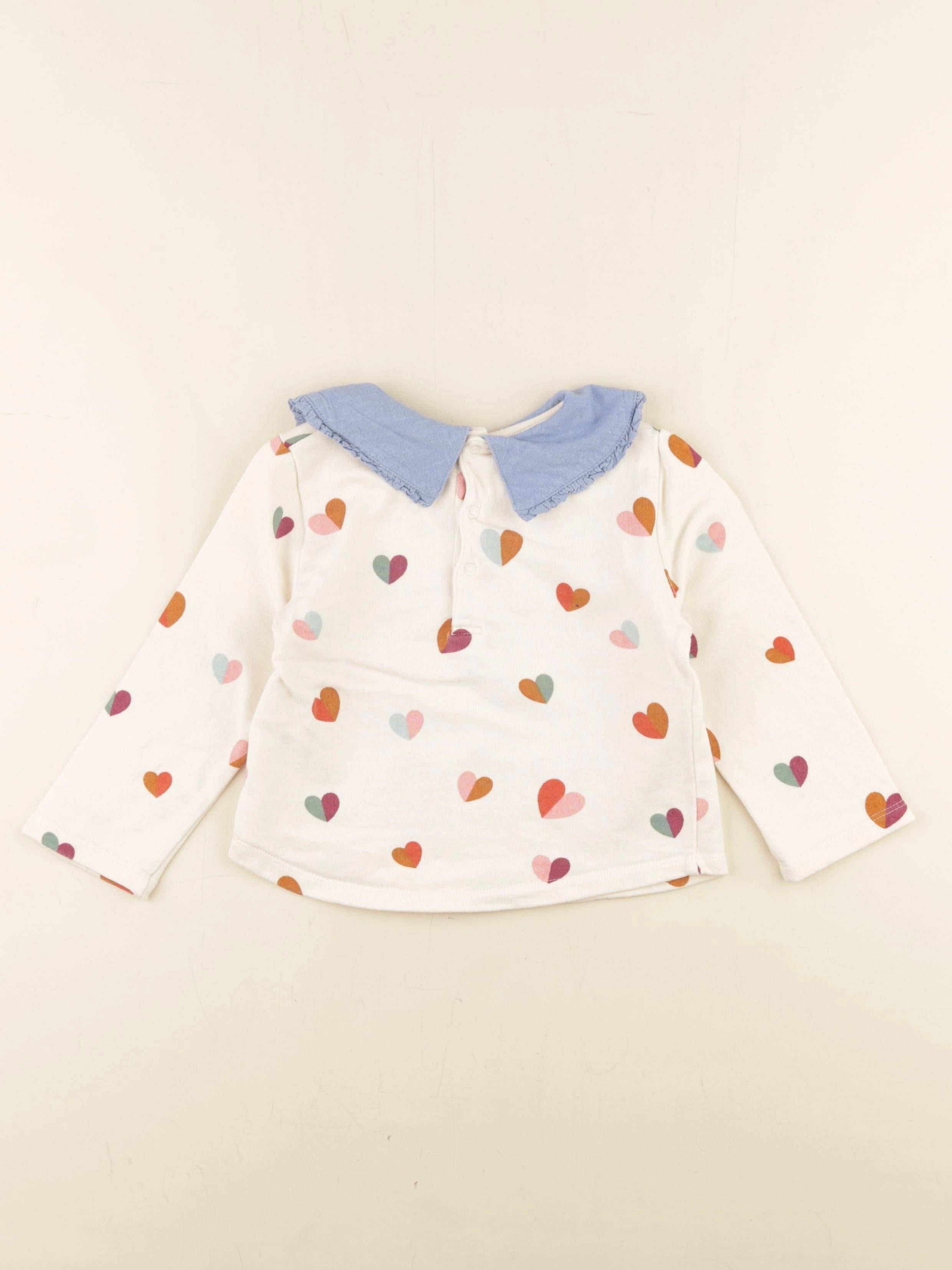 Boutchou - sweat multicolore - 24 mois