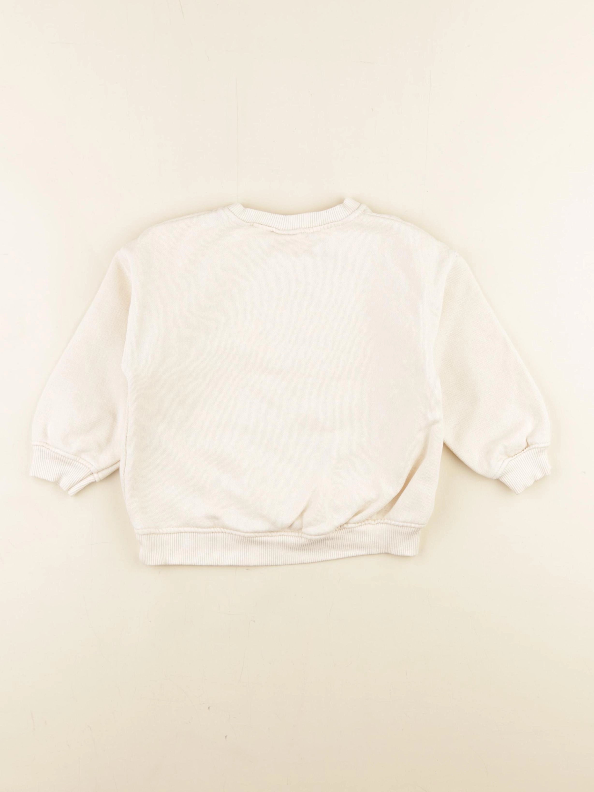 Zara - sweat beige - 2 ans