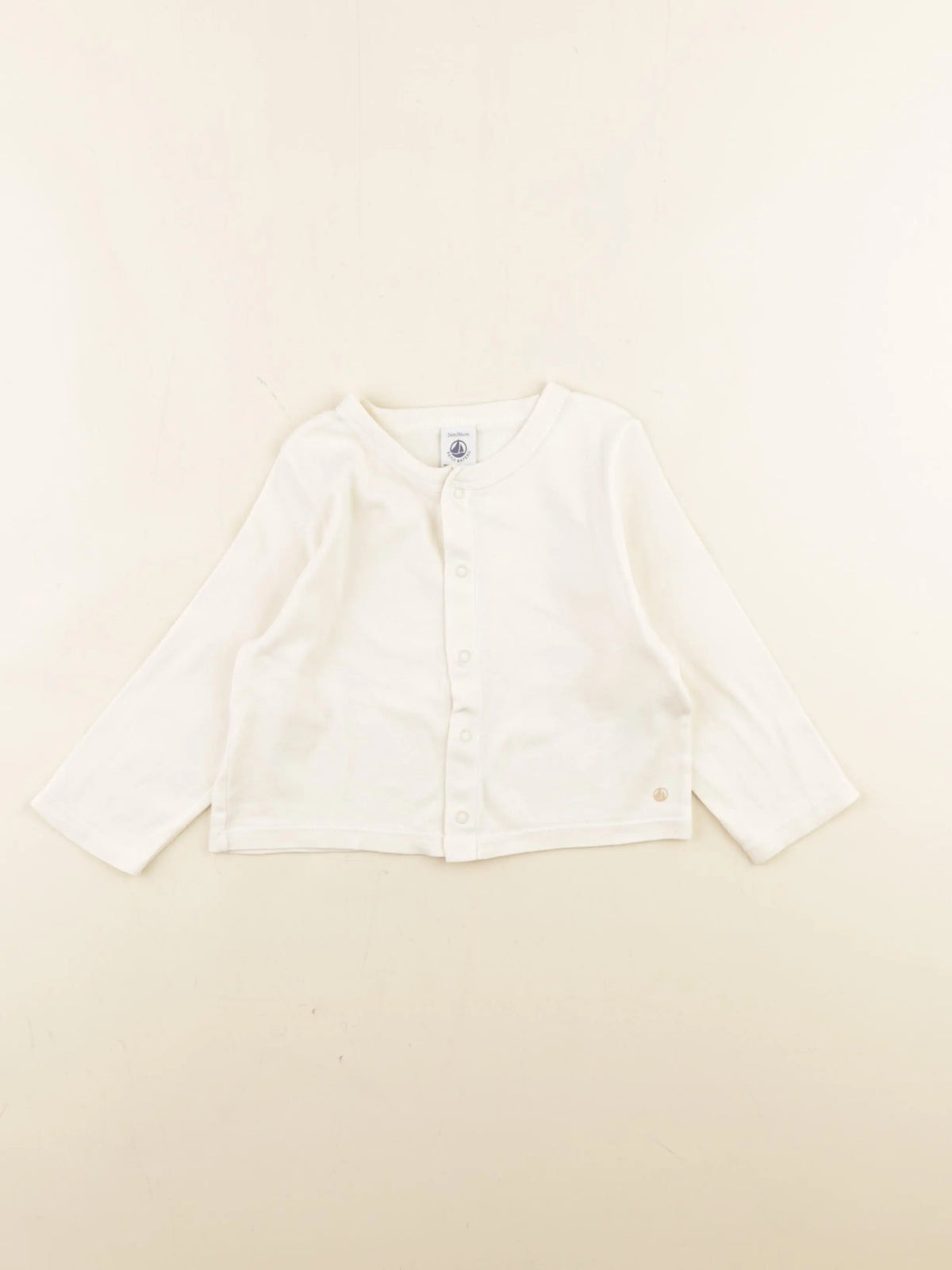 Petit Bateau - tee-shirt beige - 24 mois