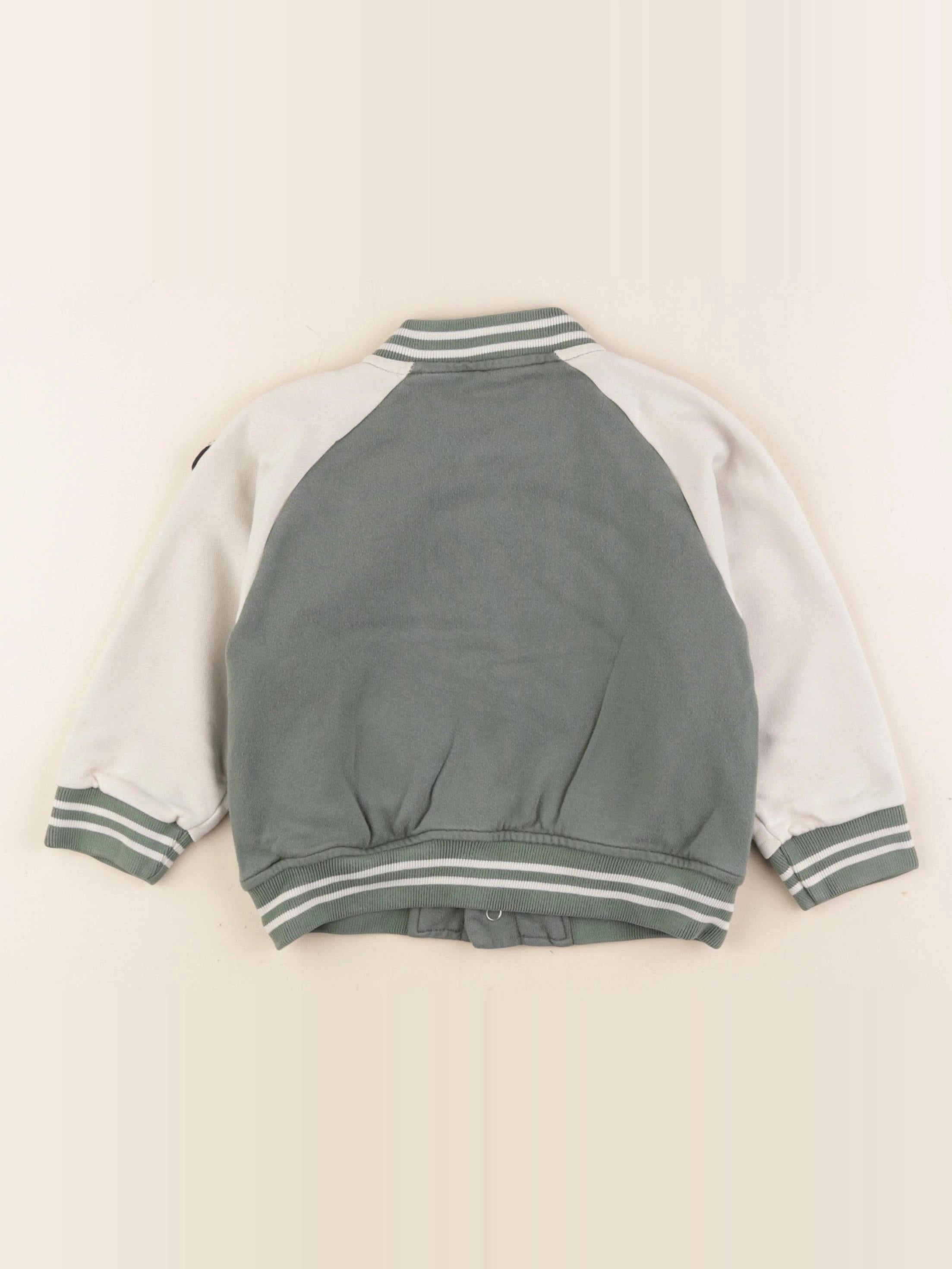 Petit Bateau - veste vert - 3 ans