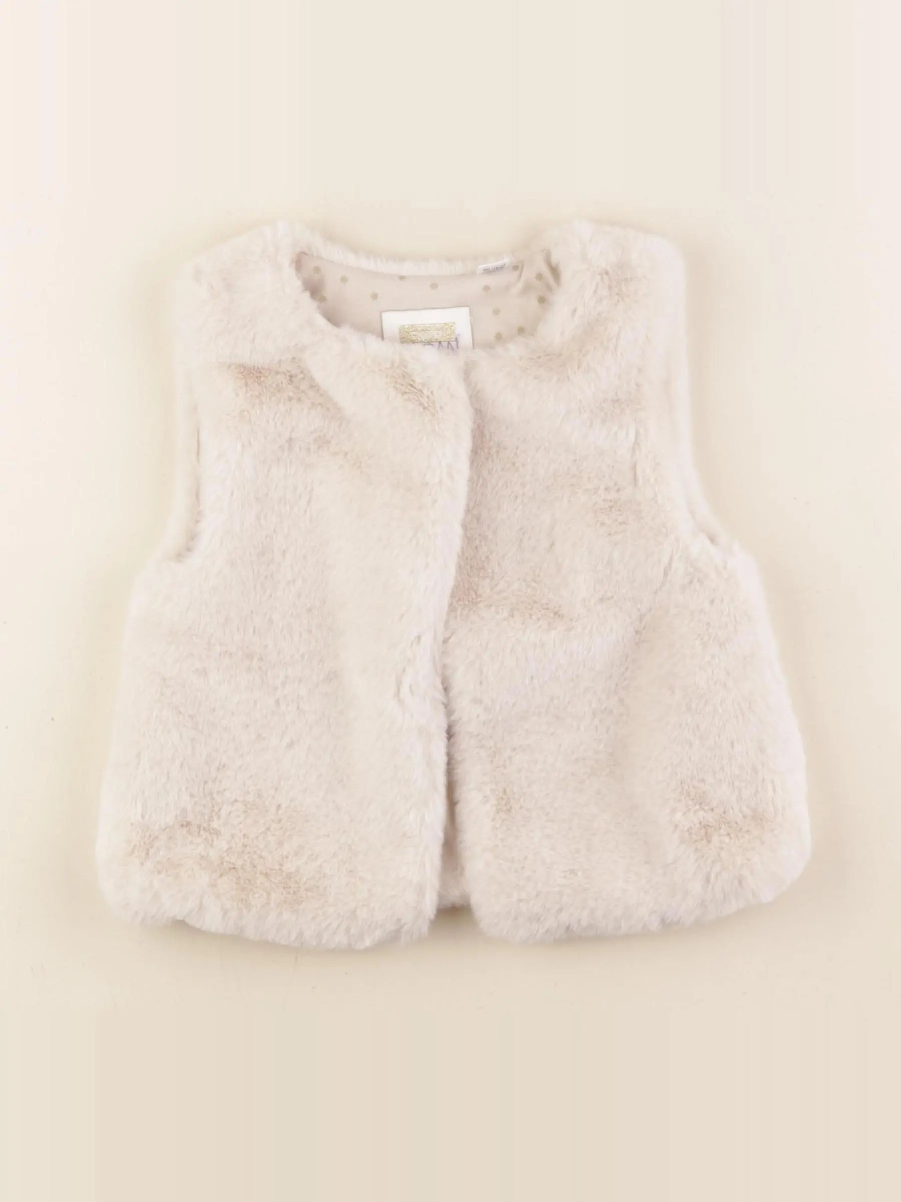 Okaidi - gilet beige - 4 ans