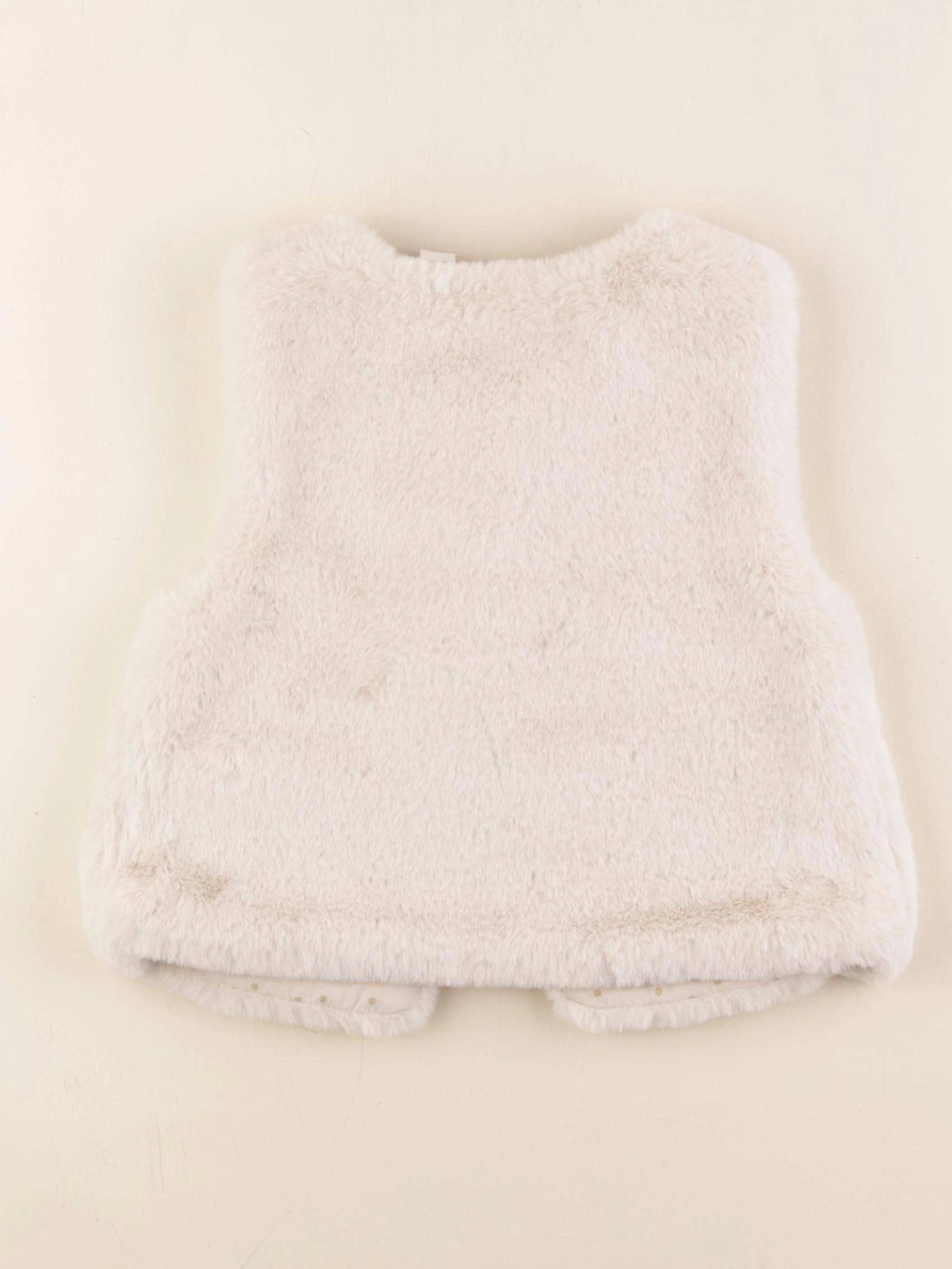 Okaidi - gilet beige - 4 ans