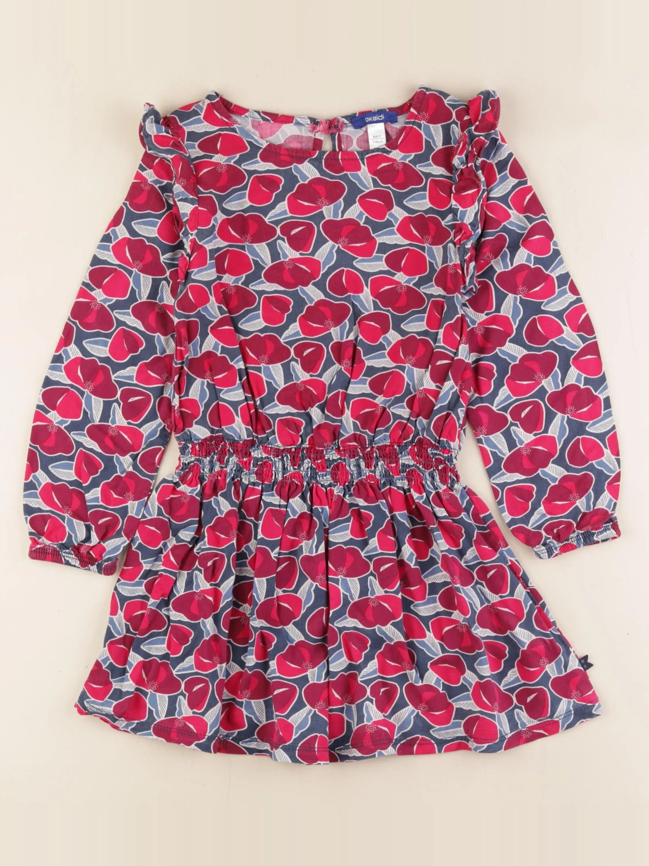 Okaidi - robe rose - 6 ans