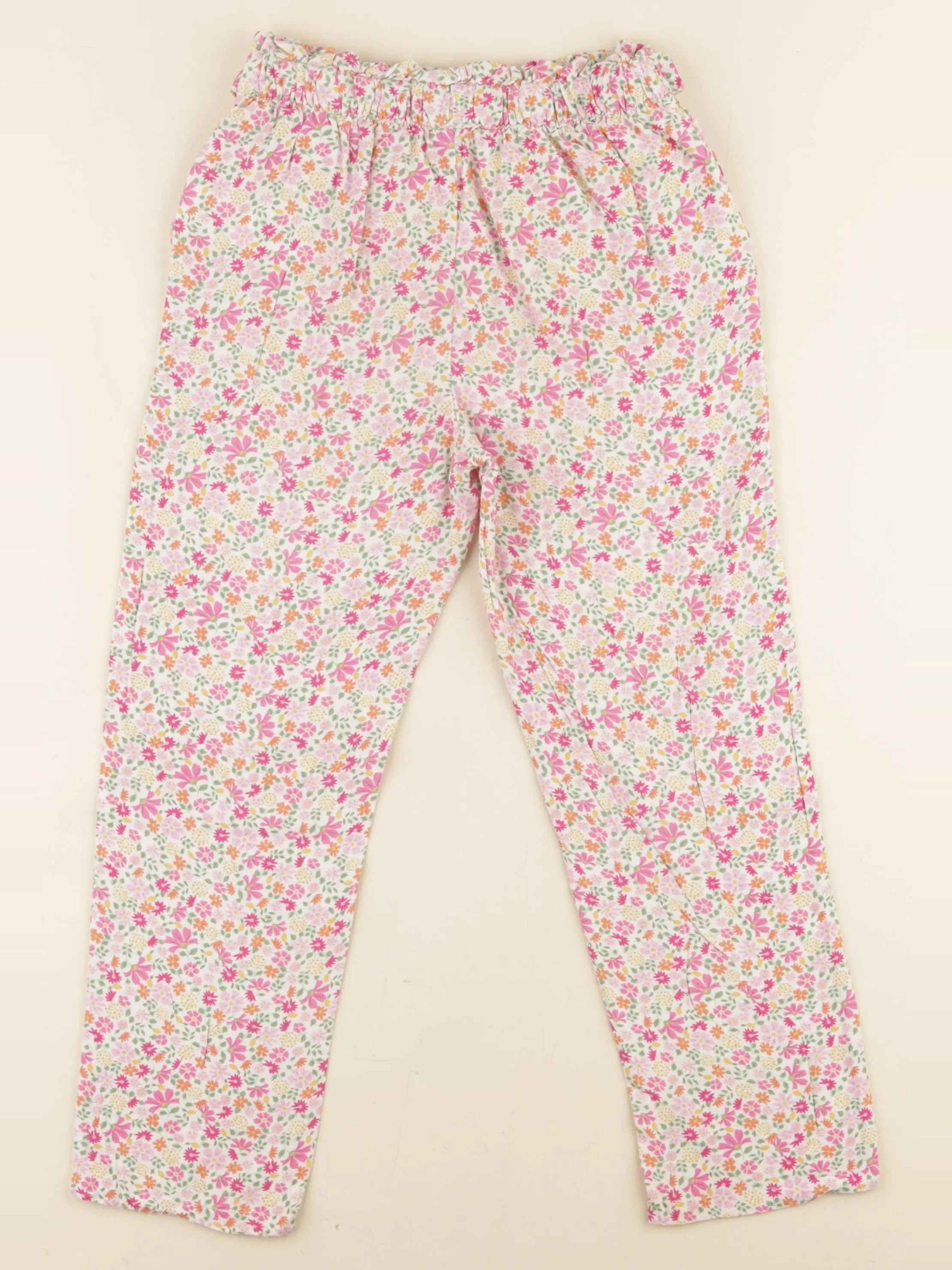 Vertbaudet - pantalon multicolore - 7 ans