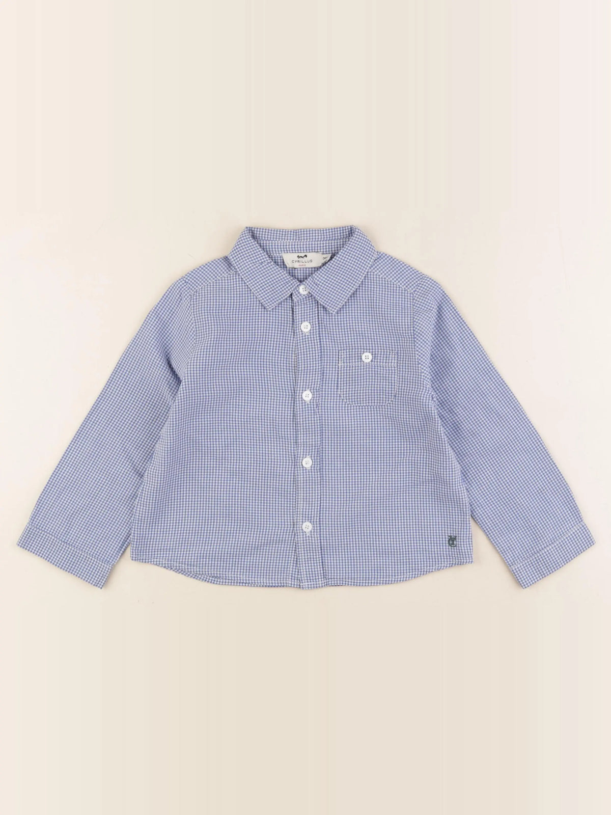Cyrillus - chemise bleu - 36 mois