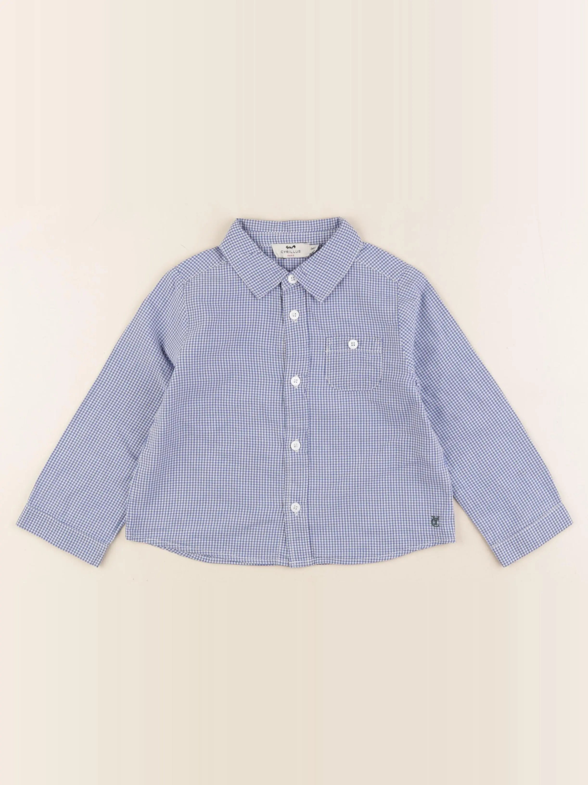 Cyrillus - chemise bleu - 36 mois