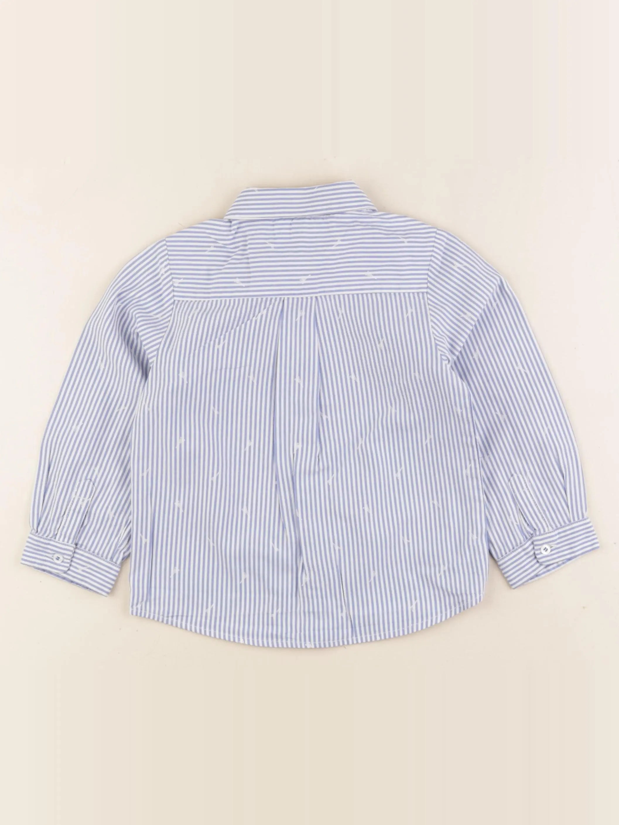 Jacadi - chemise bleu - 36 mois