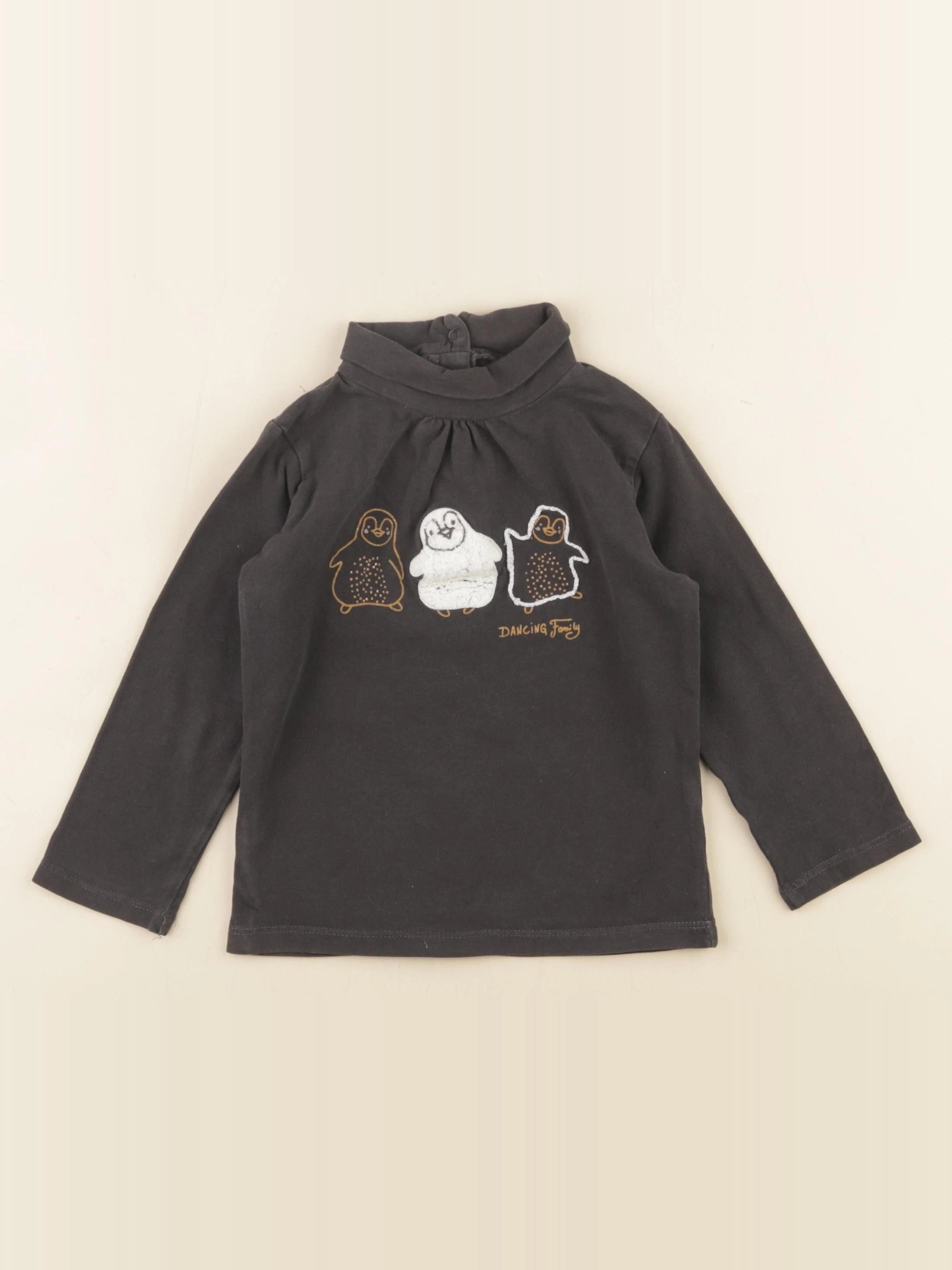 Vertbaudet - tee-shirt gris - 3 ans