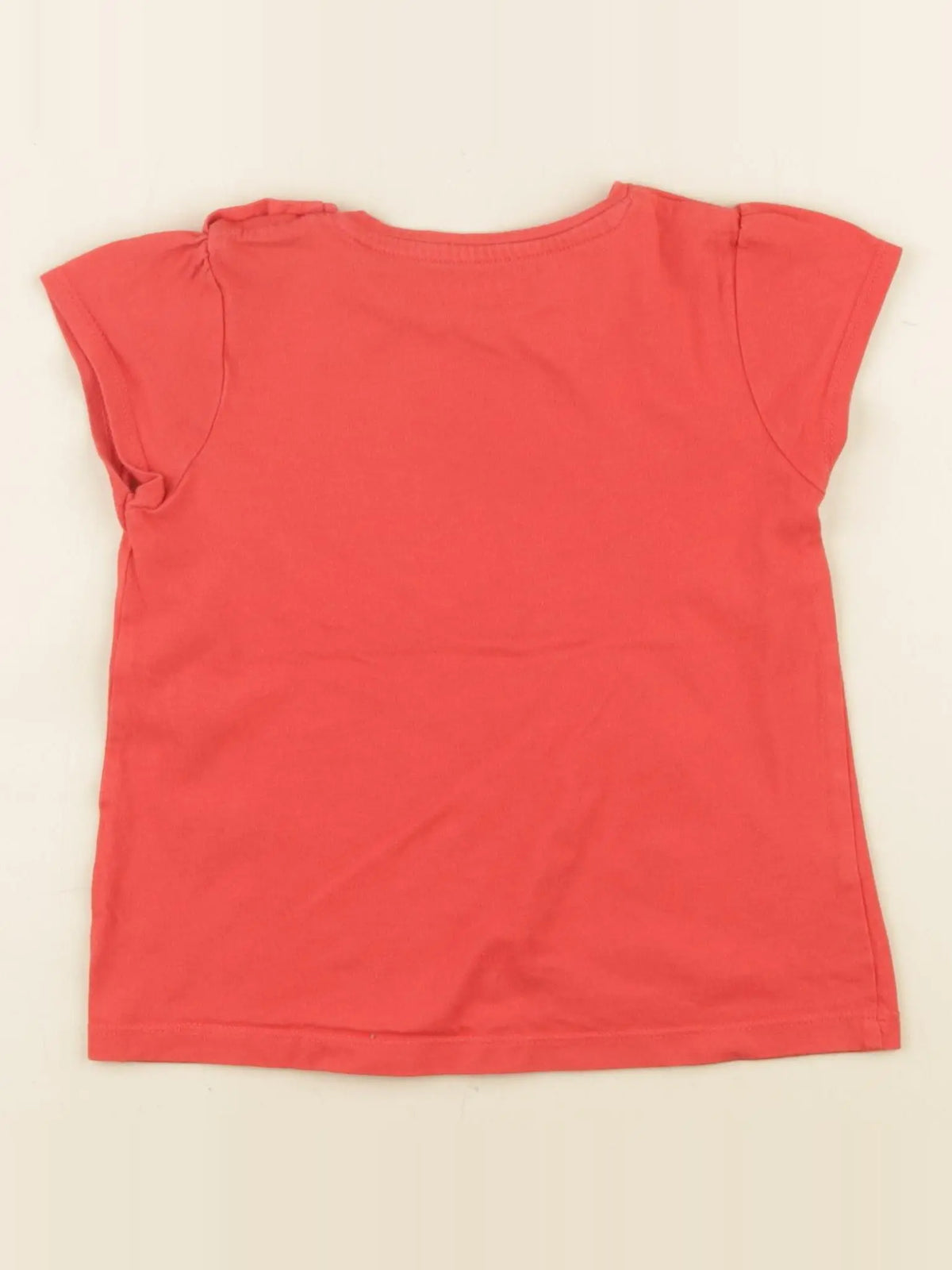 Vertbaudet - tee-shirt rouge - 3 ans