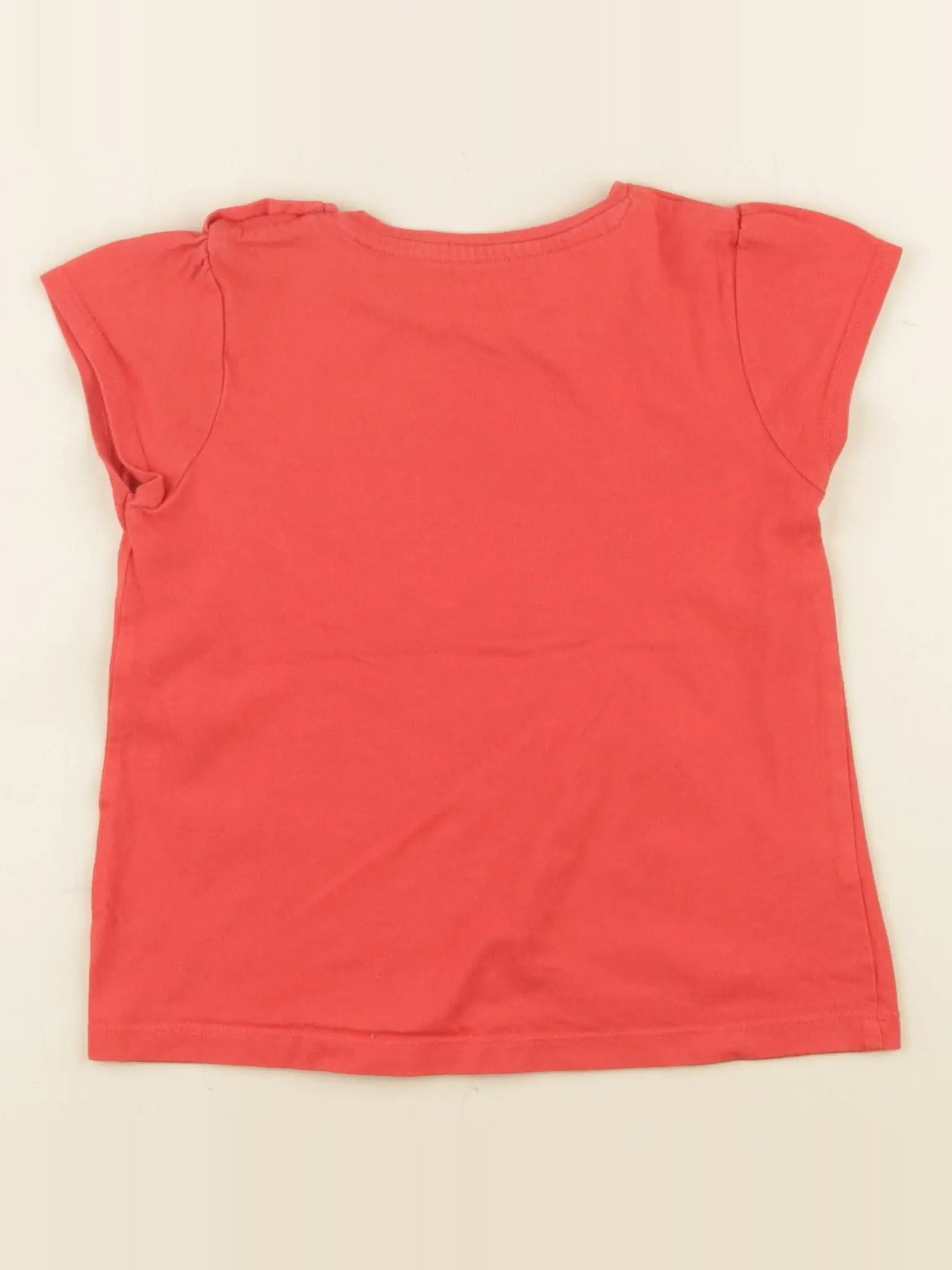 Vertbaudet - tee-shirt rouge - 3 ans