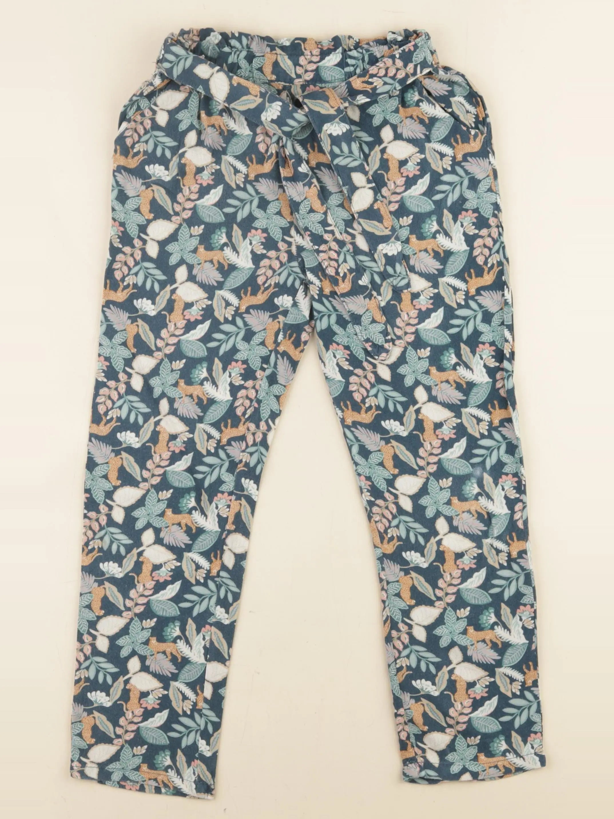 Vertbaudet - pantalon multicolore - 7 ans