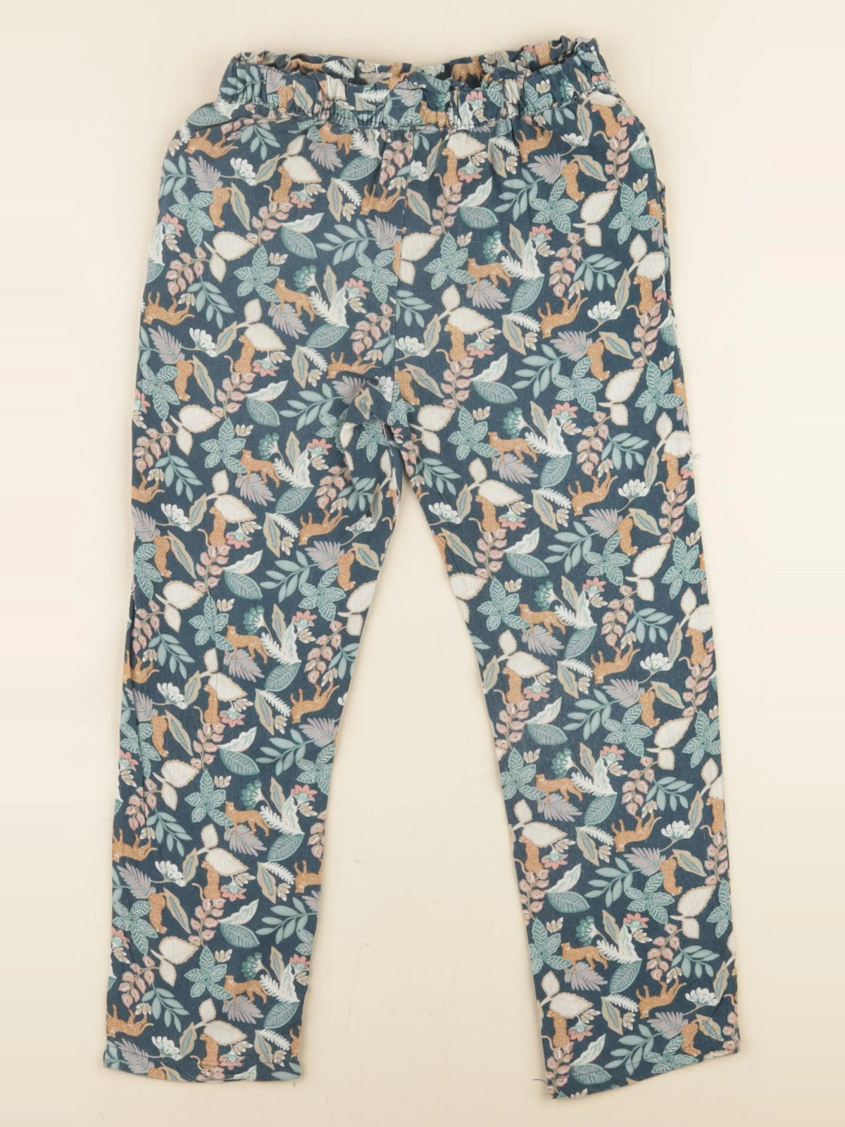 Vertbaudet - pantalon multicolore - 7 ans