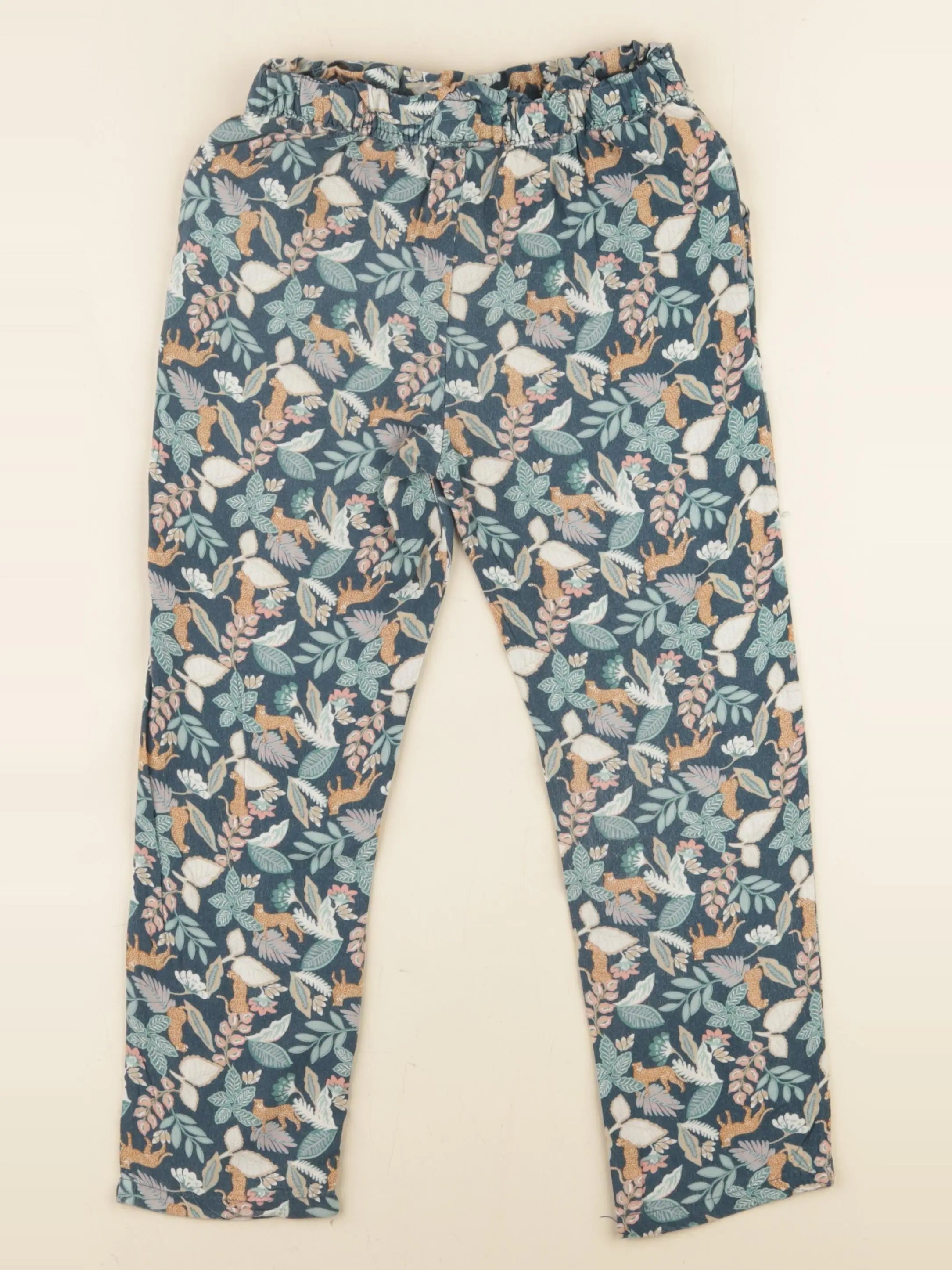 Vertbaudet - pantalon multicolore - 7 ans