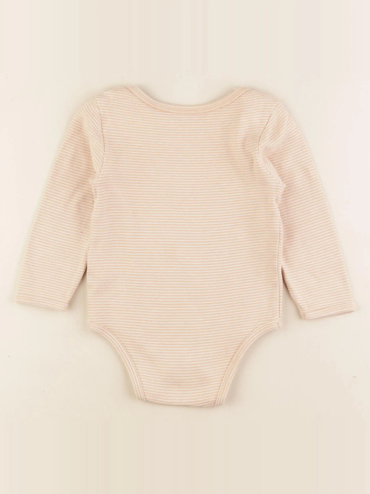 Vertbaudet - body beige - 36 mois