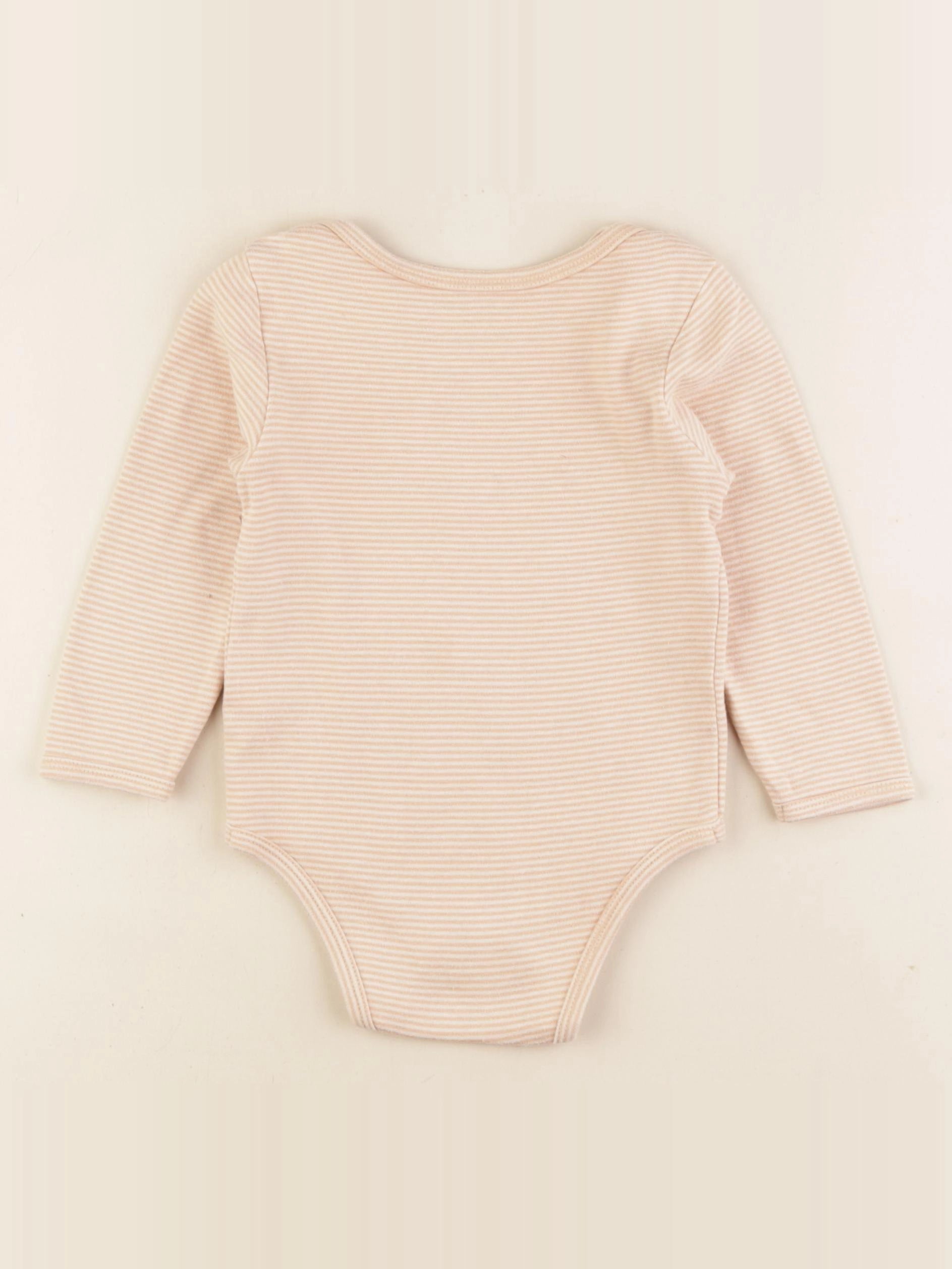 Vertbaudet - body beige - 36 mois