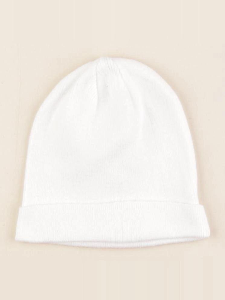 Vertbaudet - bonnet blanc - 3/6 mois