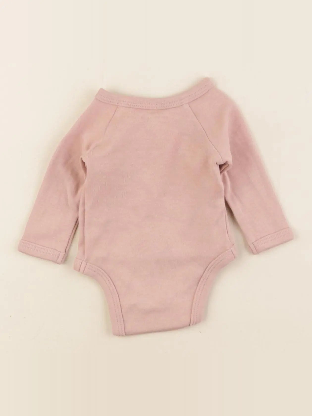 Vertbaudet - body rose - 0 mois