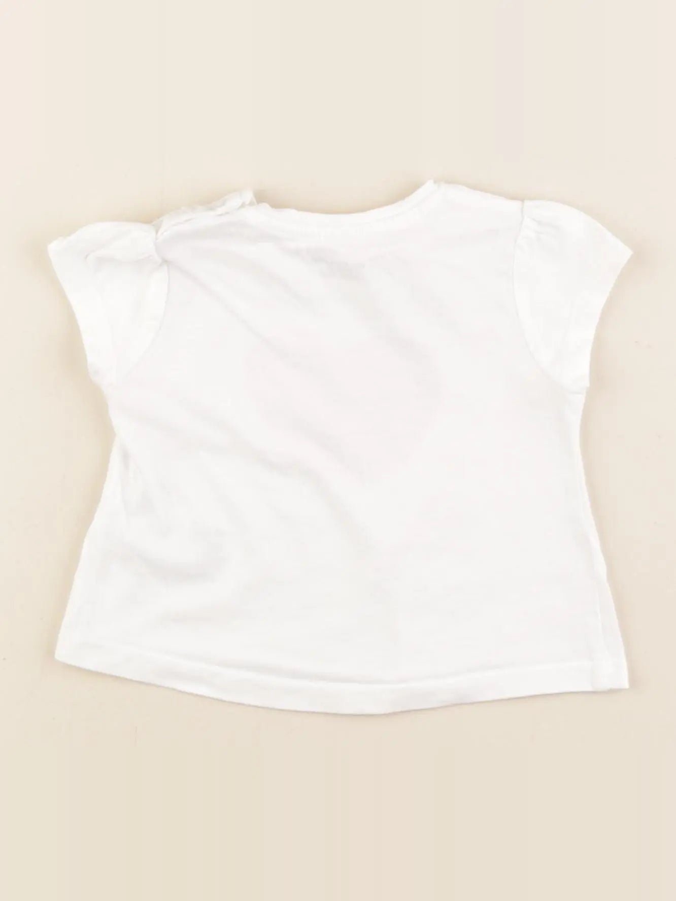 Vertbaudet - tee-shirt blanc - 6 mois