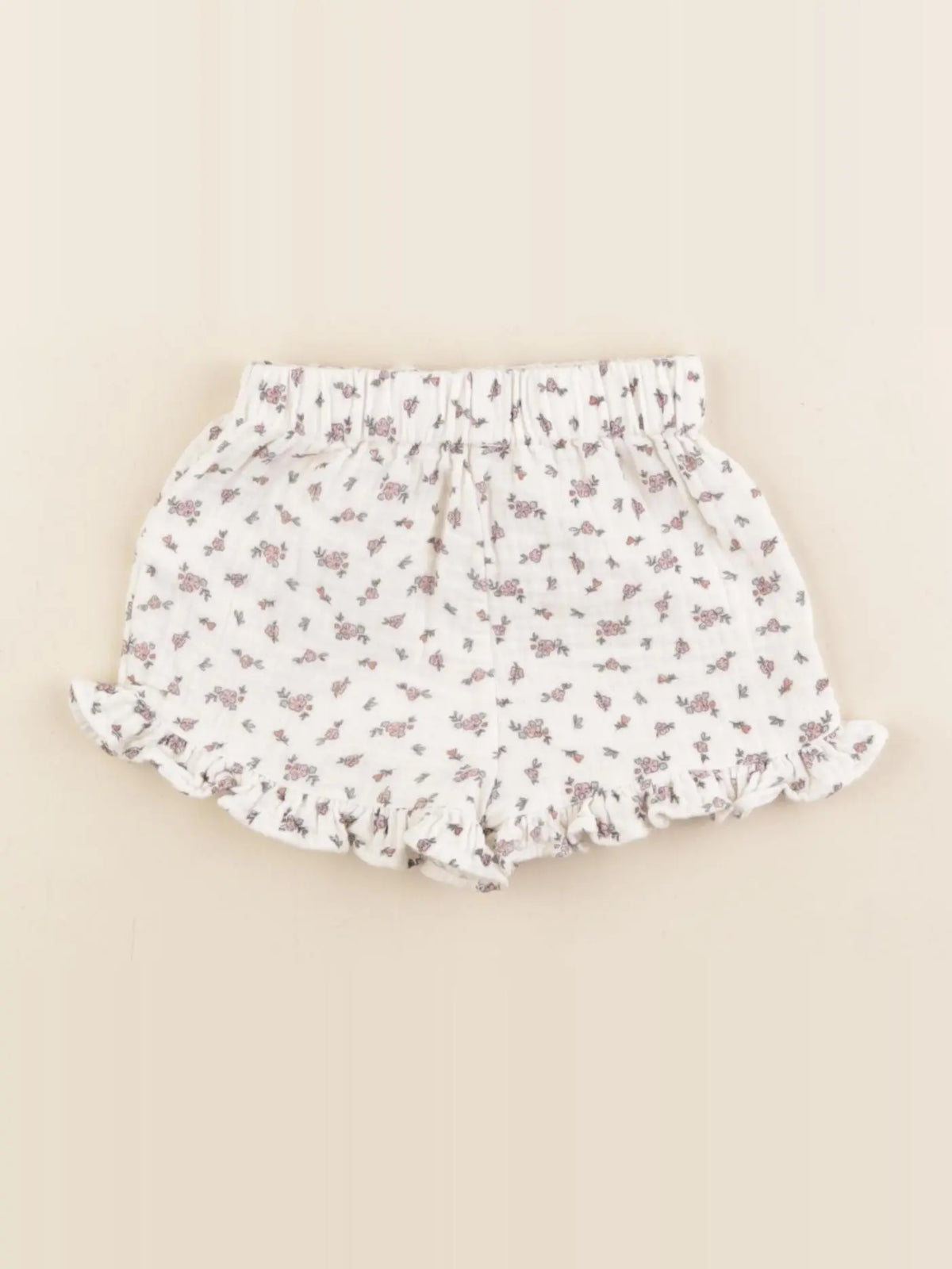 Vertbaudet - short blanc - 6 mois