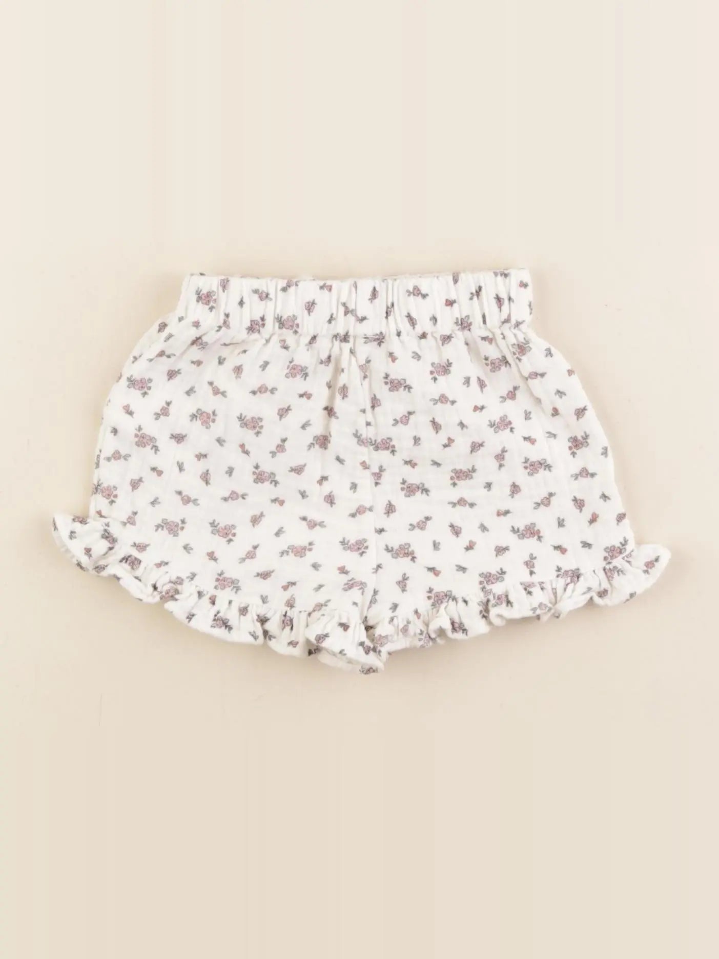 Vertbaudet - short blanc - 6 mois