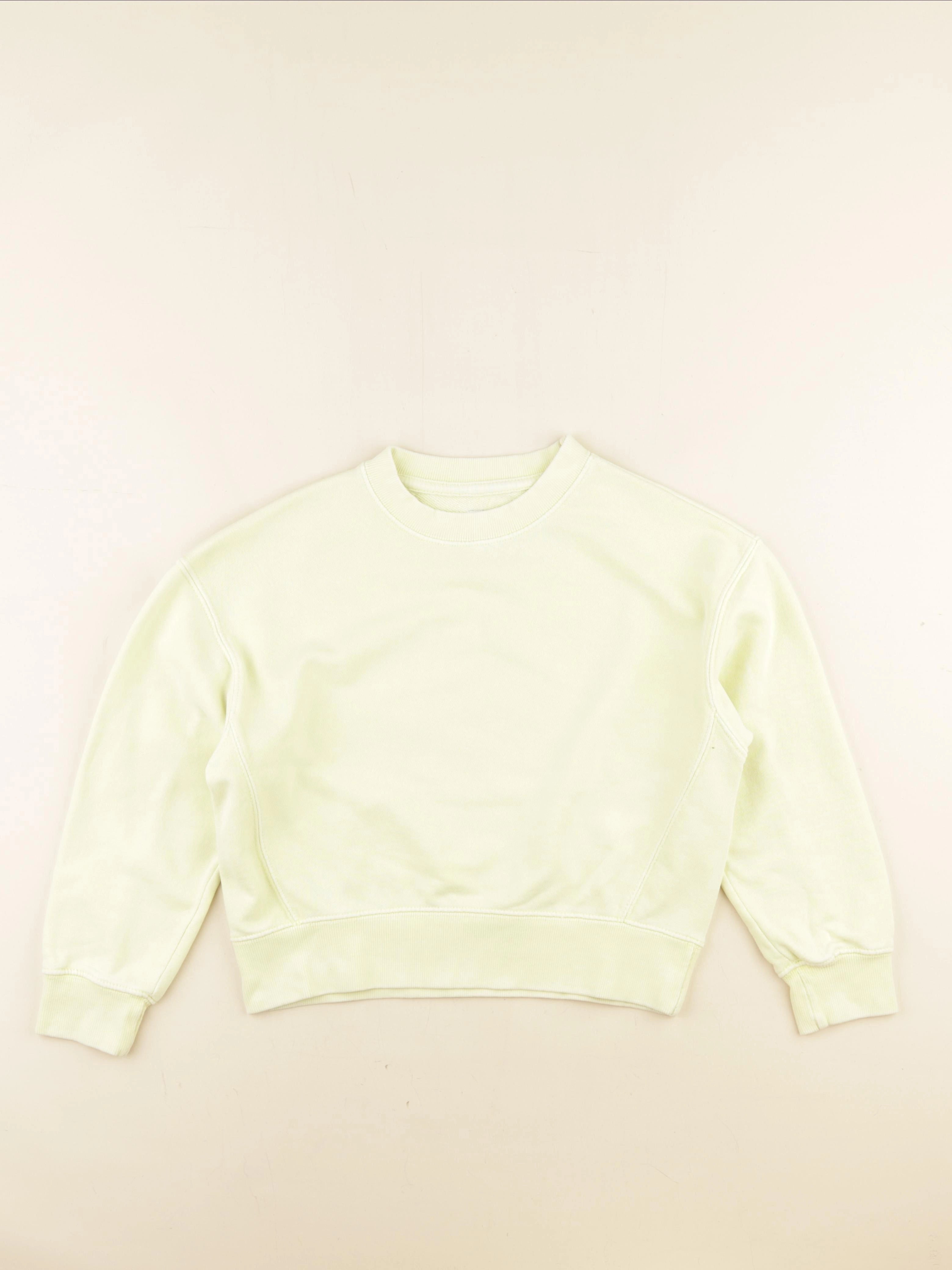 Zara - sweat jaune - 8/9 ans