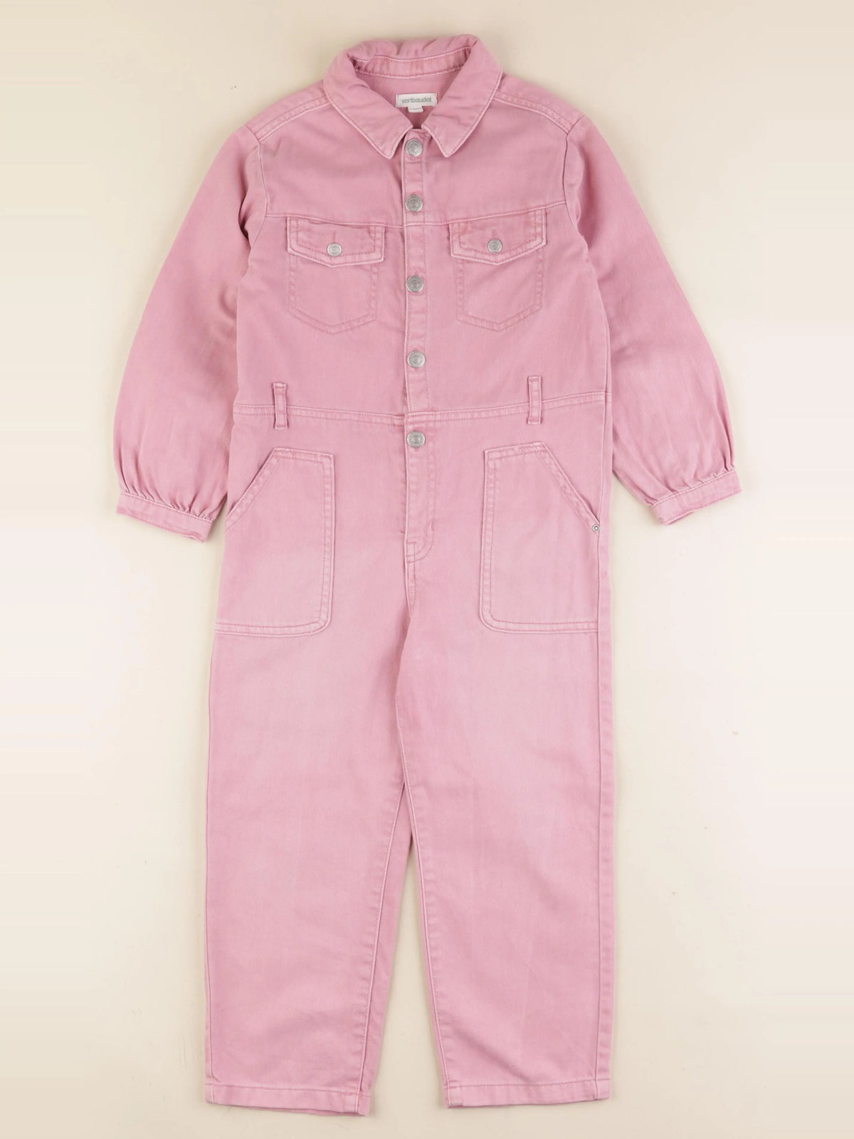 Vertbaudet - combinaison rose - 5 ans