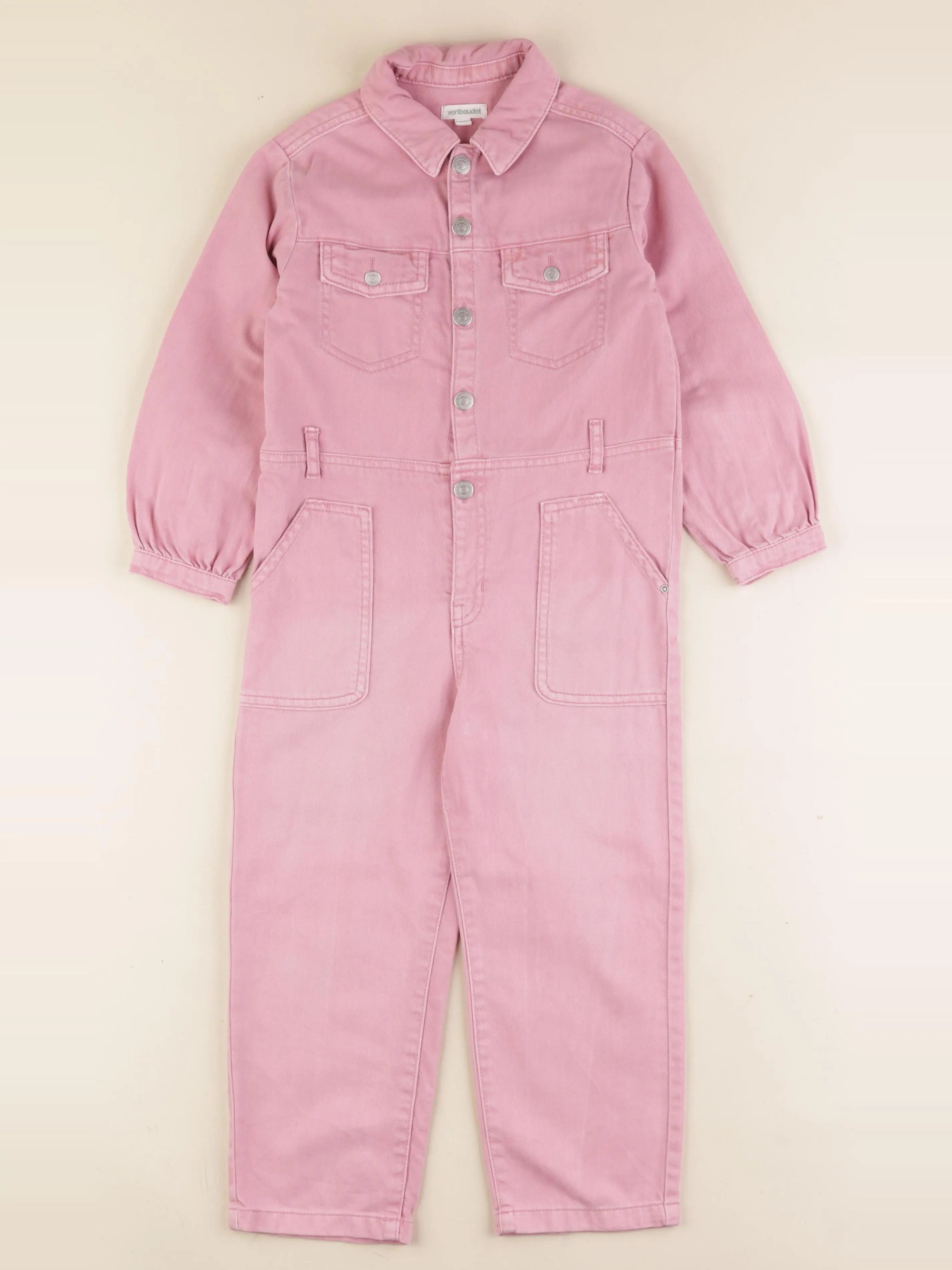 Vertbaudet - combinaison rose - 5 ans